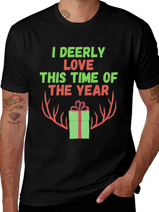I Deerly Love This Time of Year Christmas T-Shirt