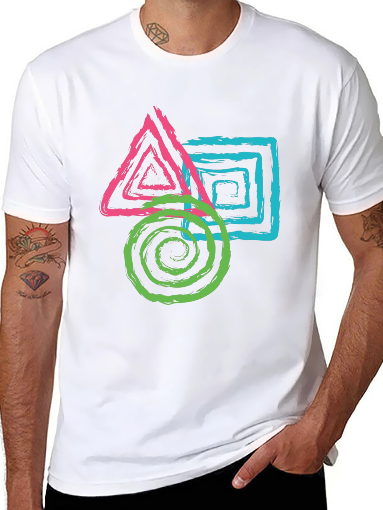 Geometric Design T-Shirt