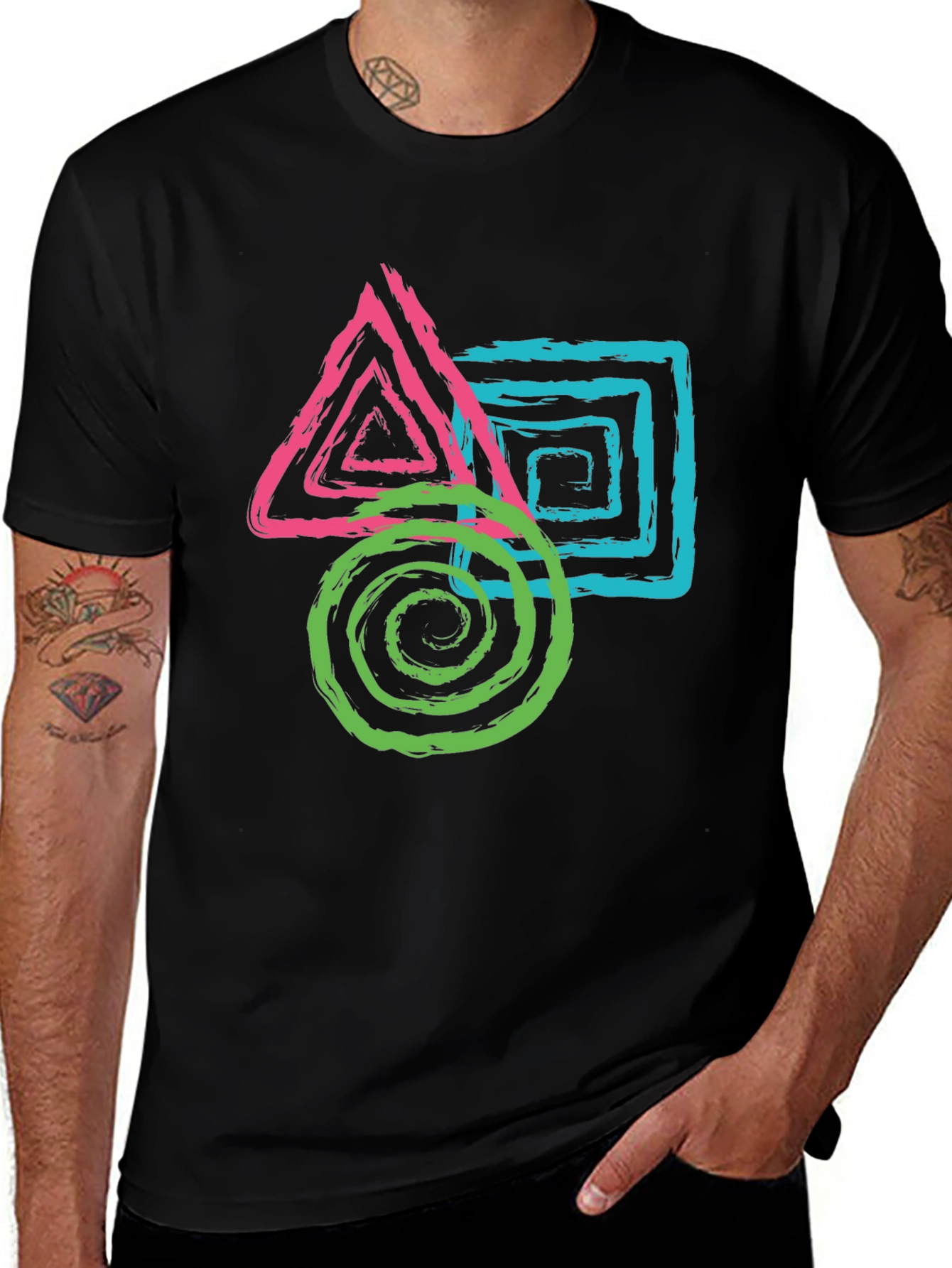 Geometric Design T-Shirt
