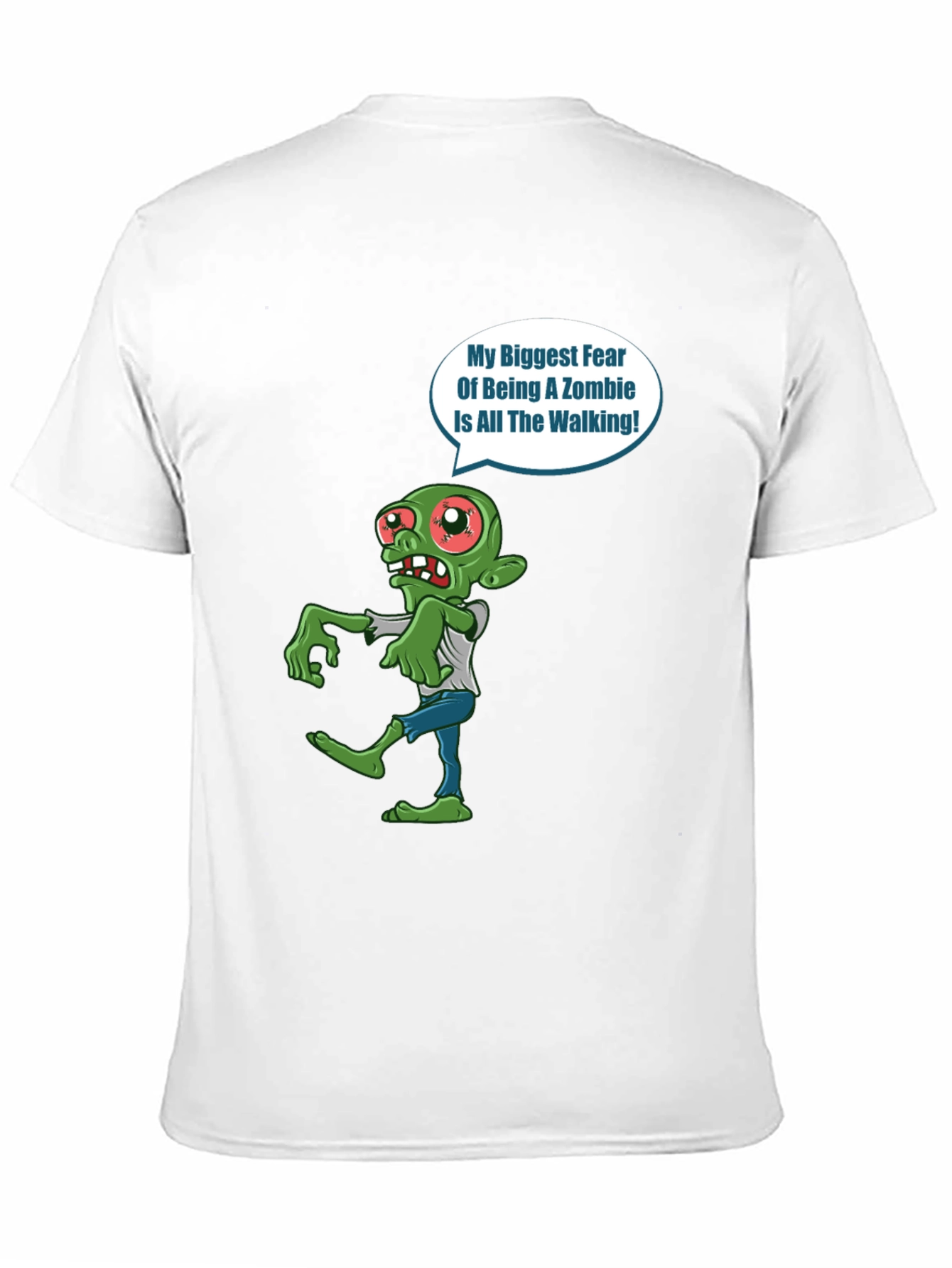 Zombie Fear Walking T-Shirt - Halloween Graphic Tee