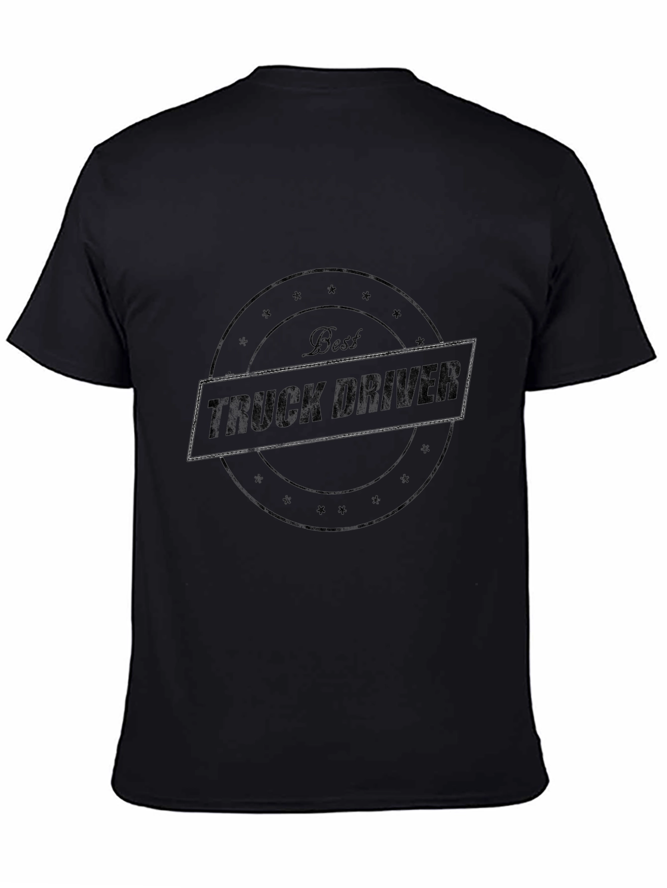 Best Truck Driver Black Graphic T-Shirt