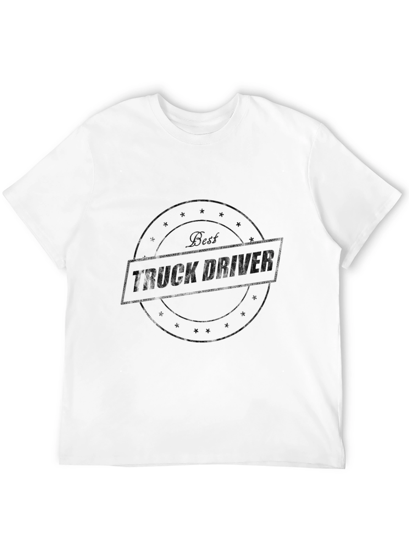 Best Truck Driver Black Graphic T-Shirt