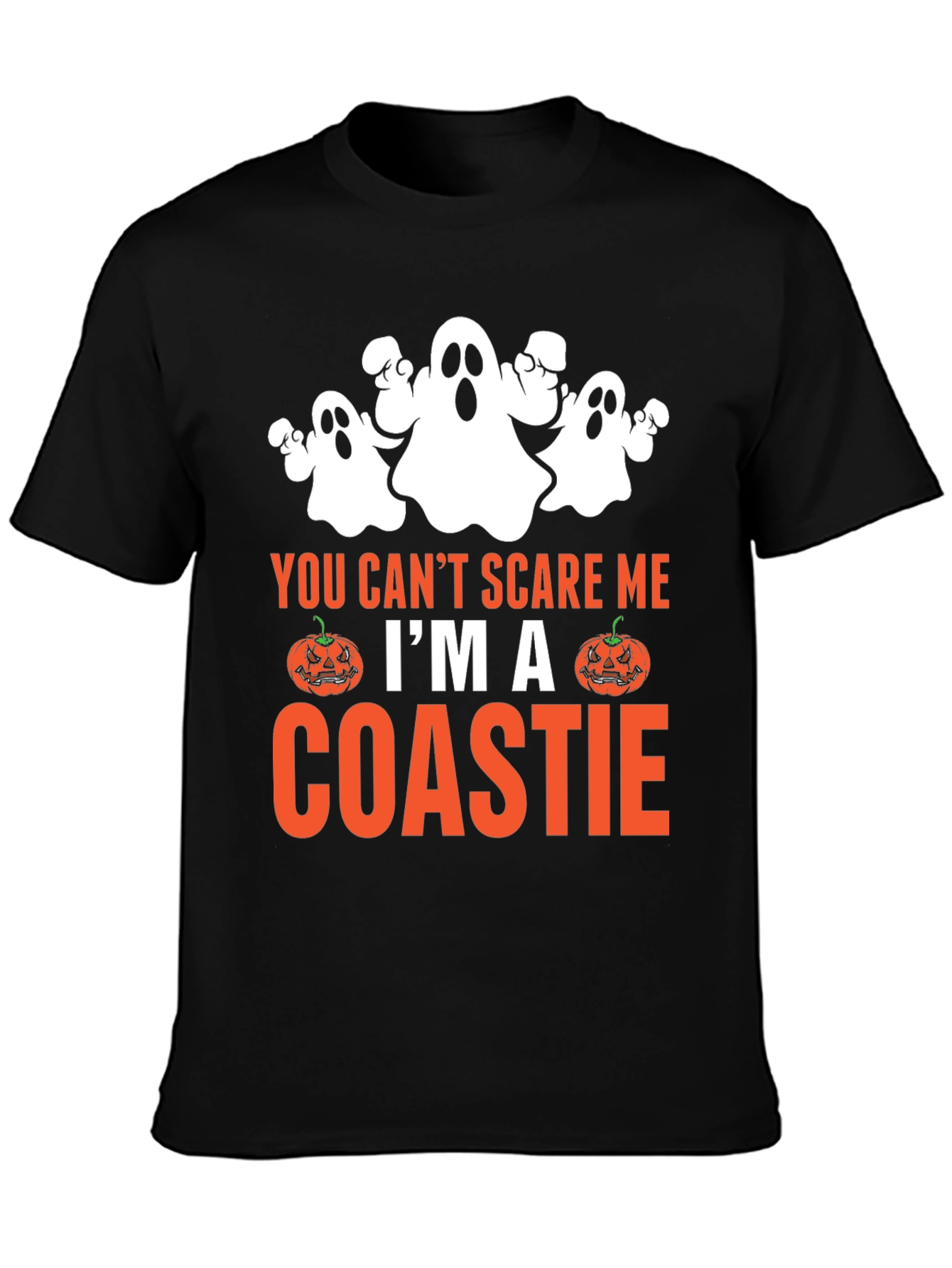 Funny Halloween Coastie Graphic T-Shirt