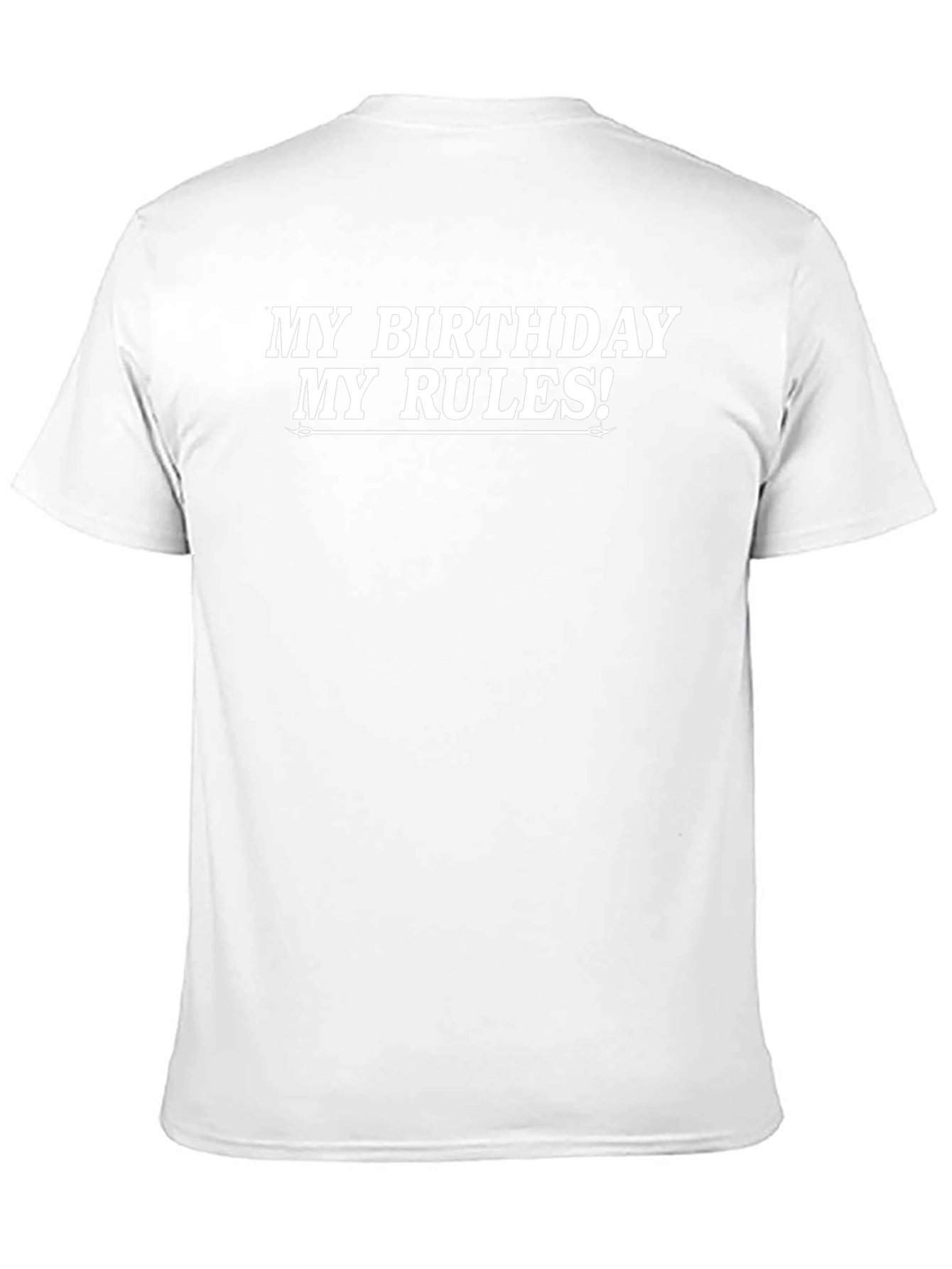 My Birthday My Rules! Black Graphic Tee