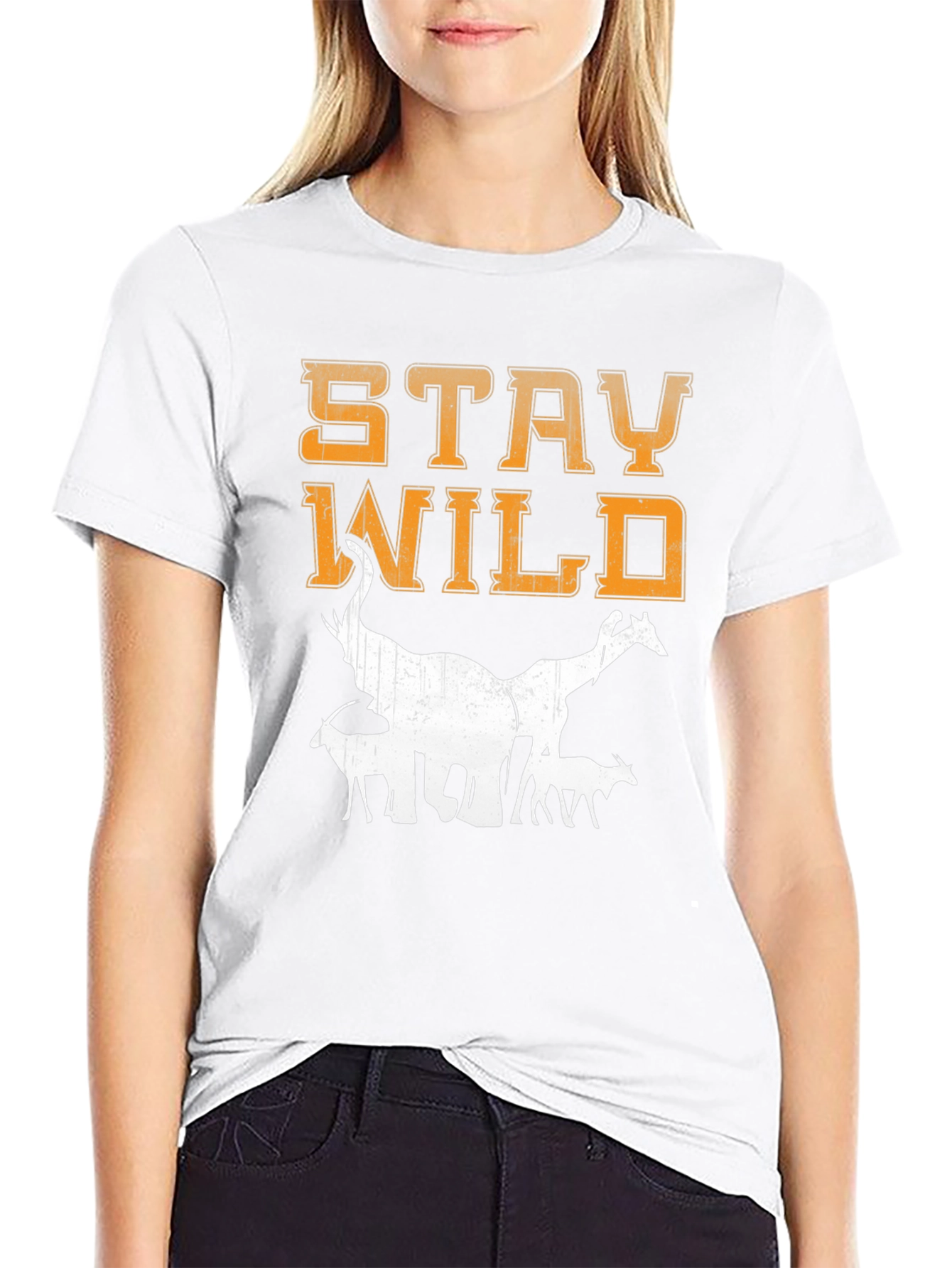 Stay Wild Animal Graphic T-Shirt