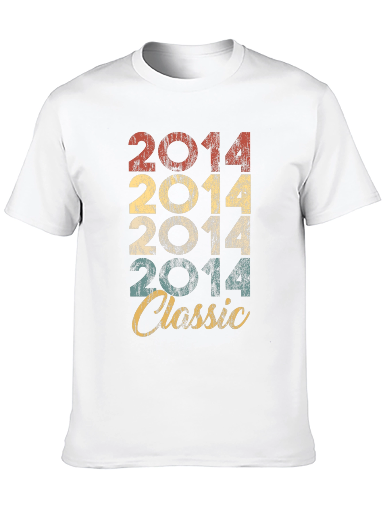 2014 Classic Retro Graphic T-Shirt