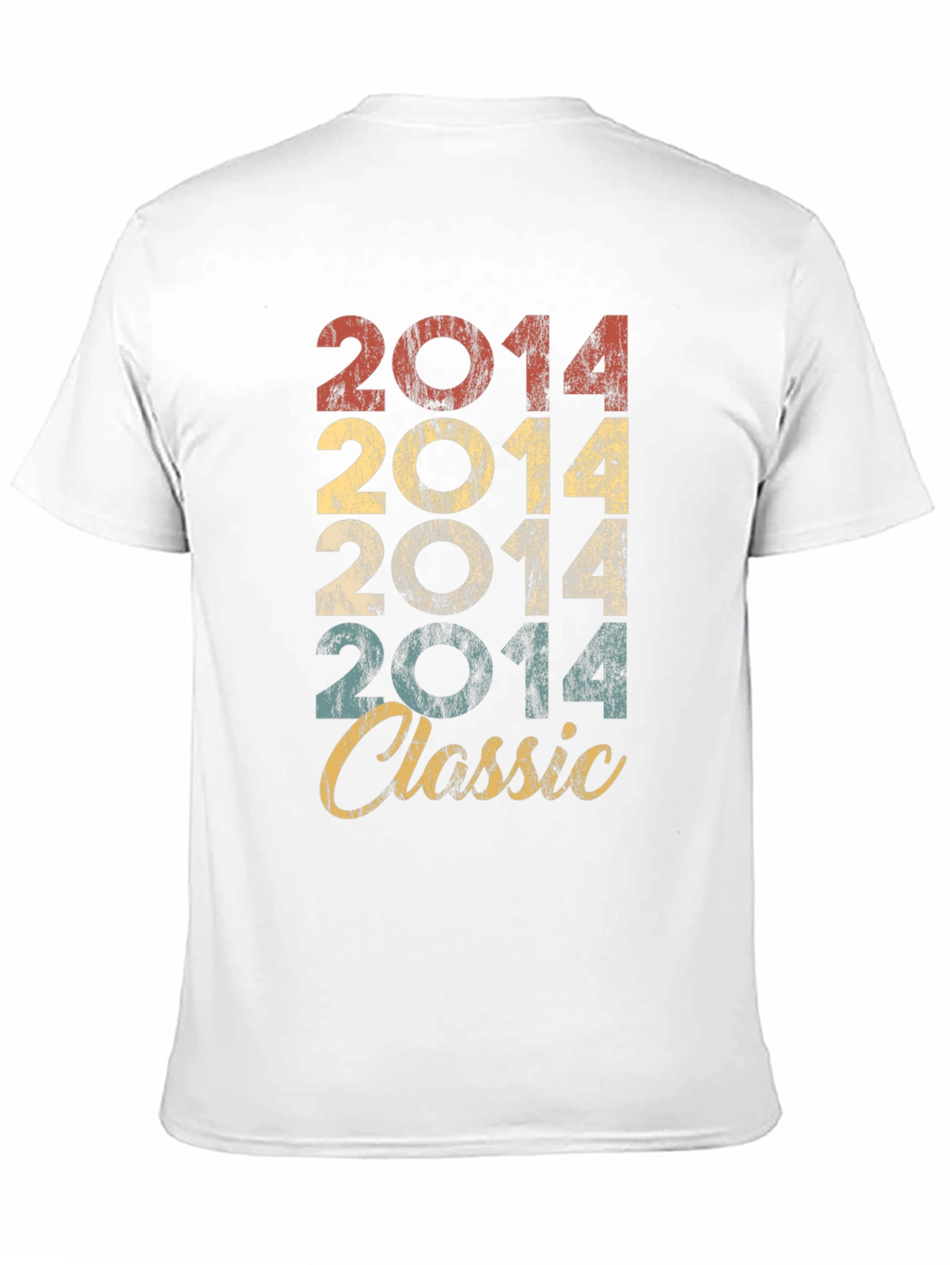 2014 Classic Retro Graphic T-Shirt