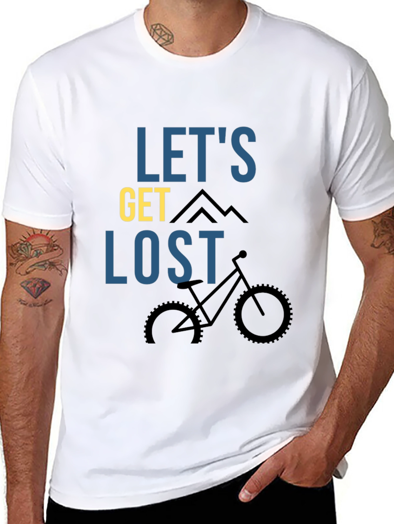 Lets Get Lost Mountain Bike T-Shirt