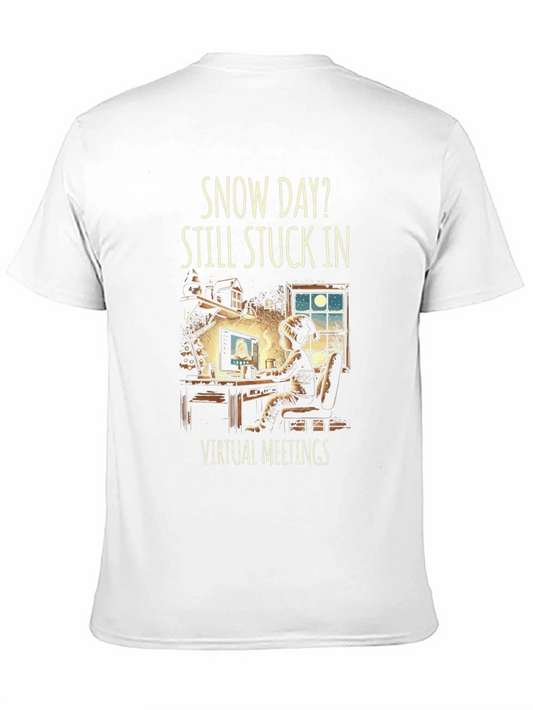Snow Day Virtual Meeting T-Shirt