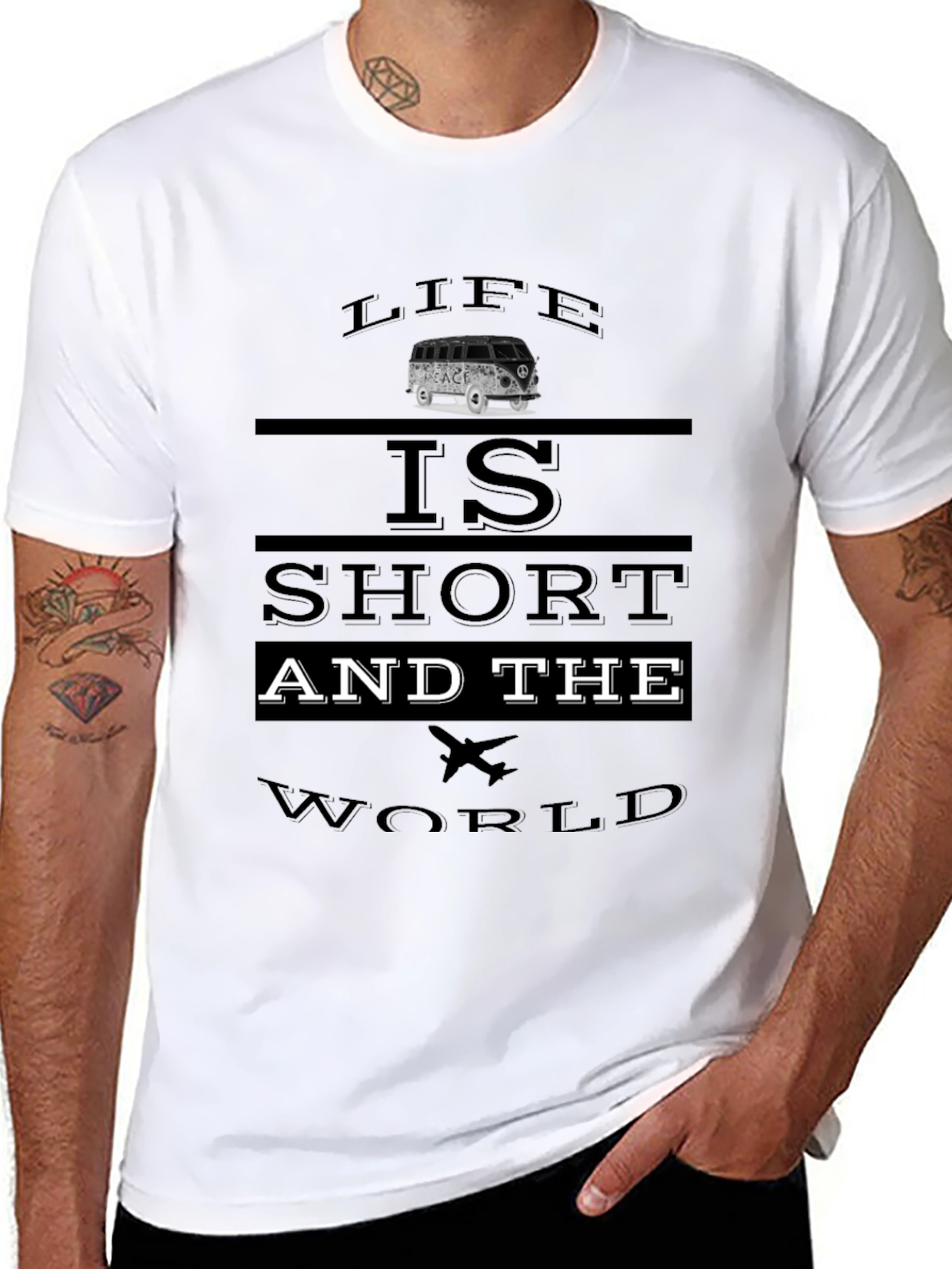 Life is Short Travel T-Shirt
