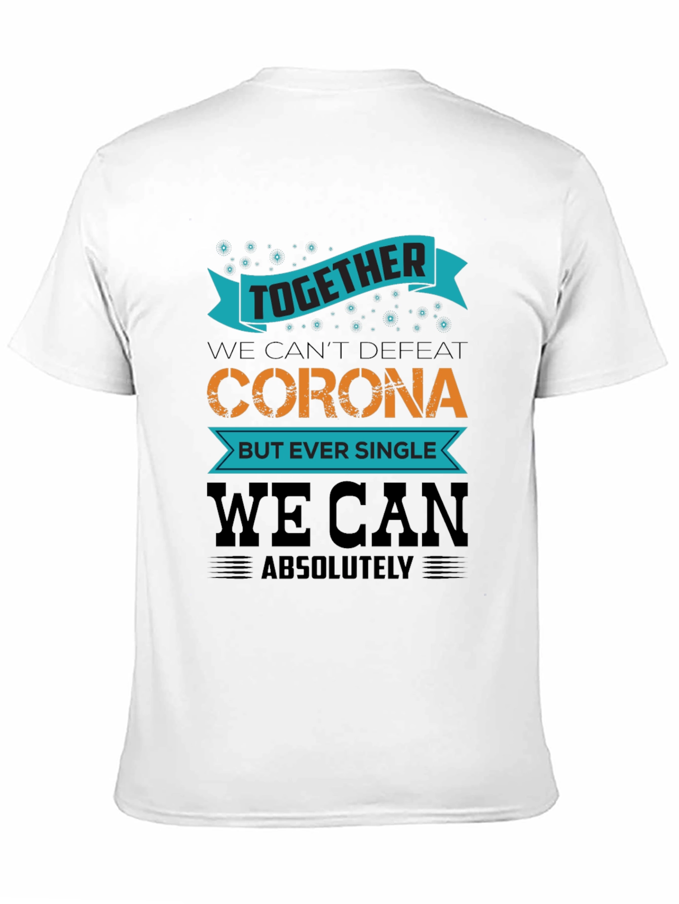 Together We Can Black T-Shirt