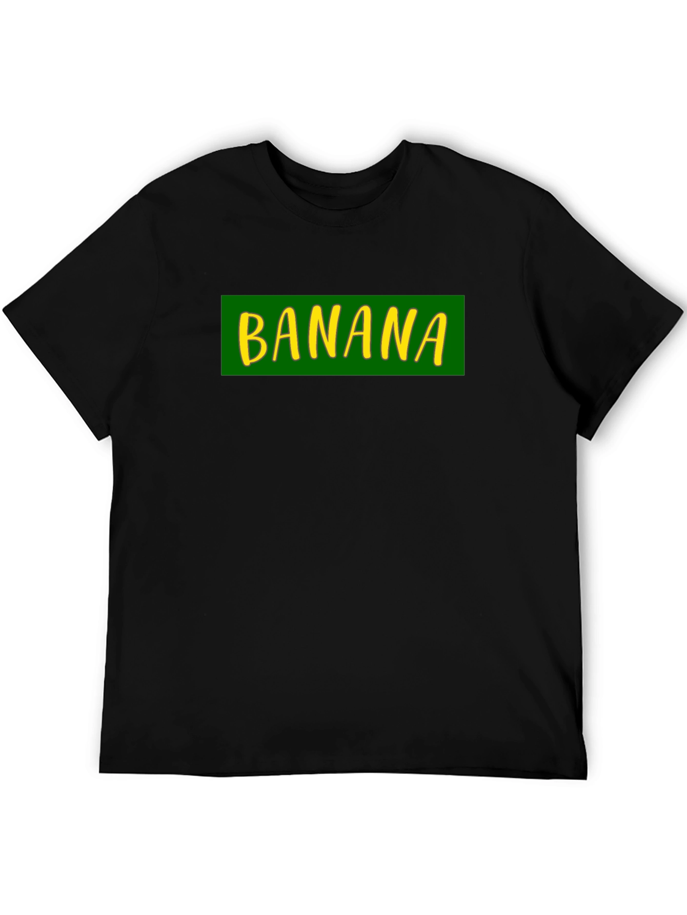 Banana Graphic Black T-Shirt