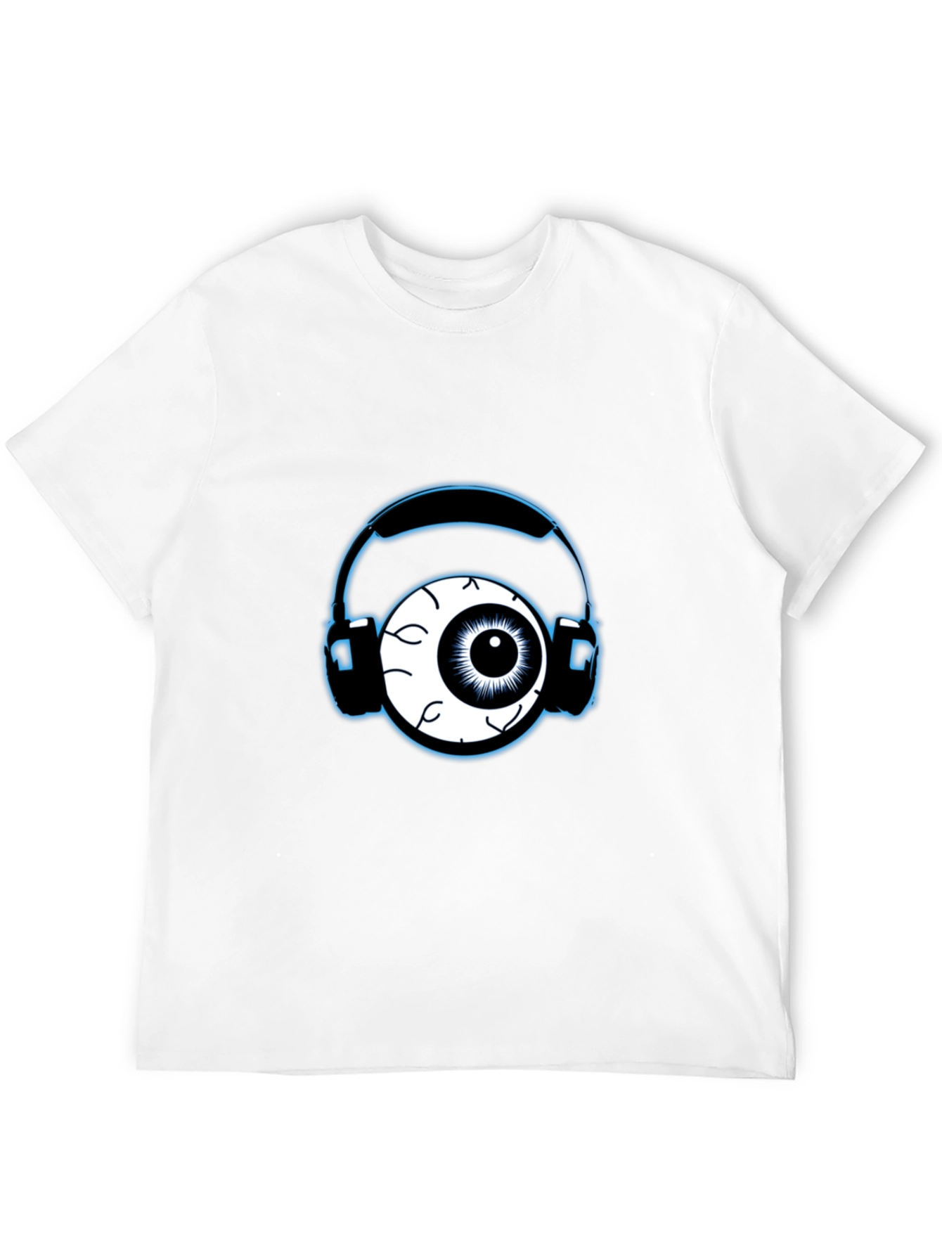 Eye See Music Graphic T-Shirt - Cool Design