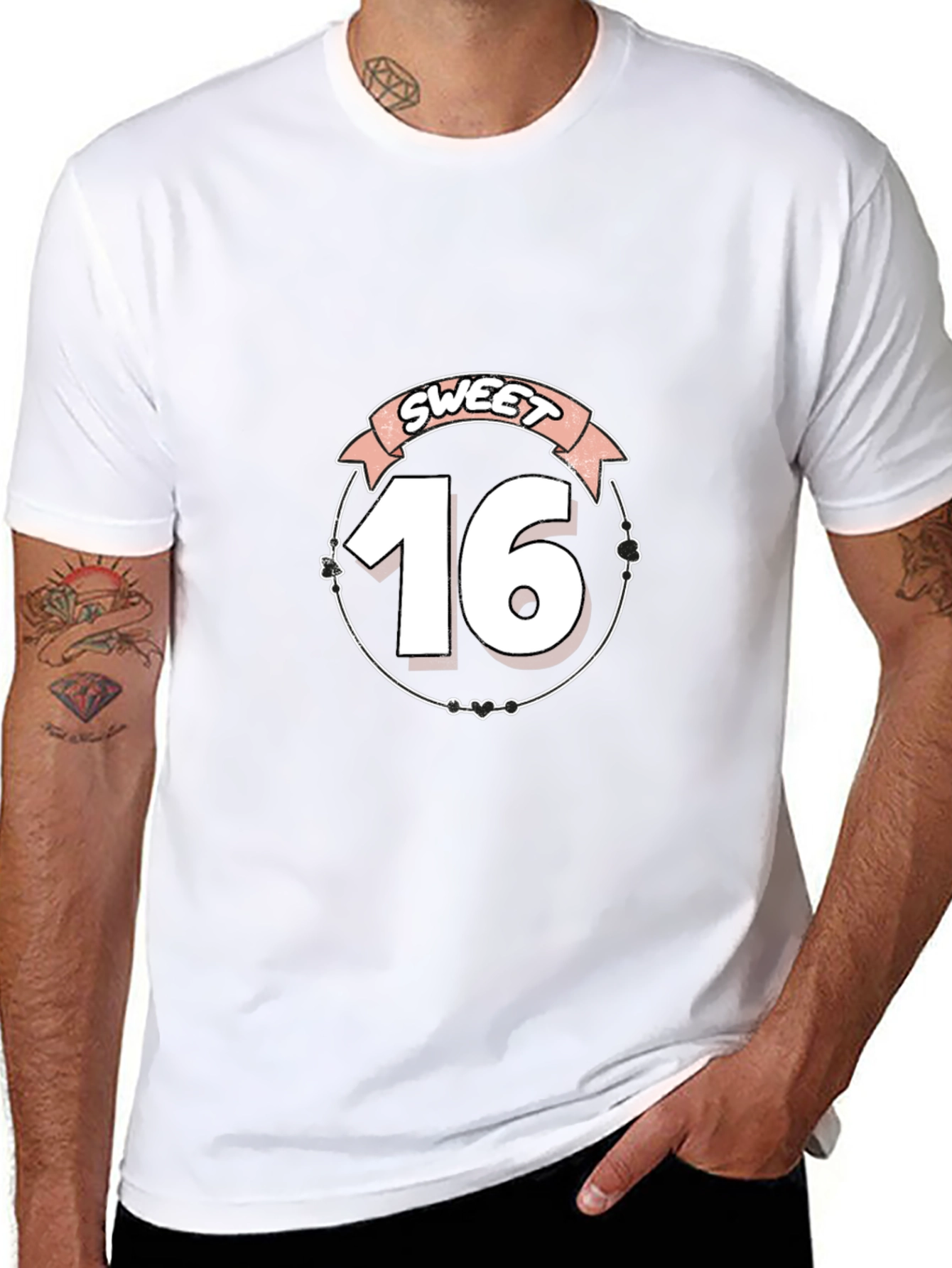 Sweet Sixteen Birthday T-Shirt - Black