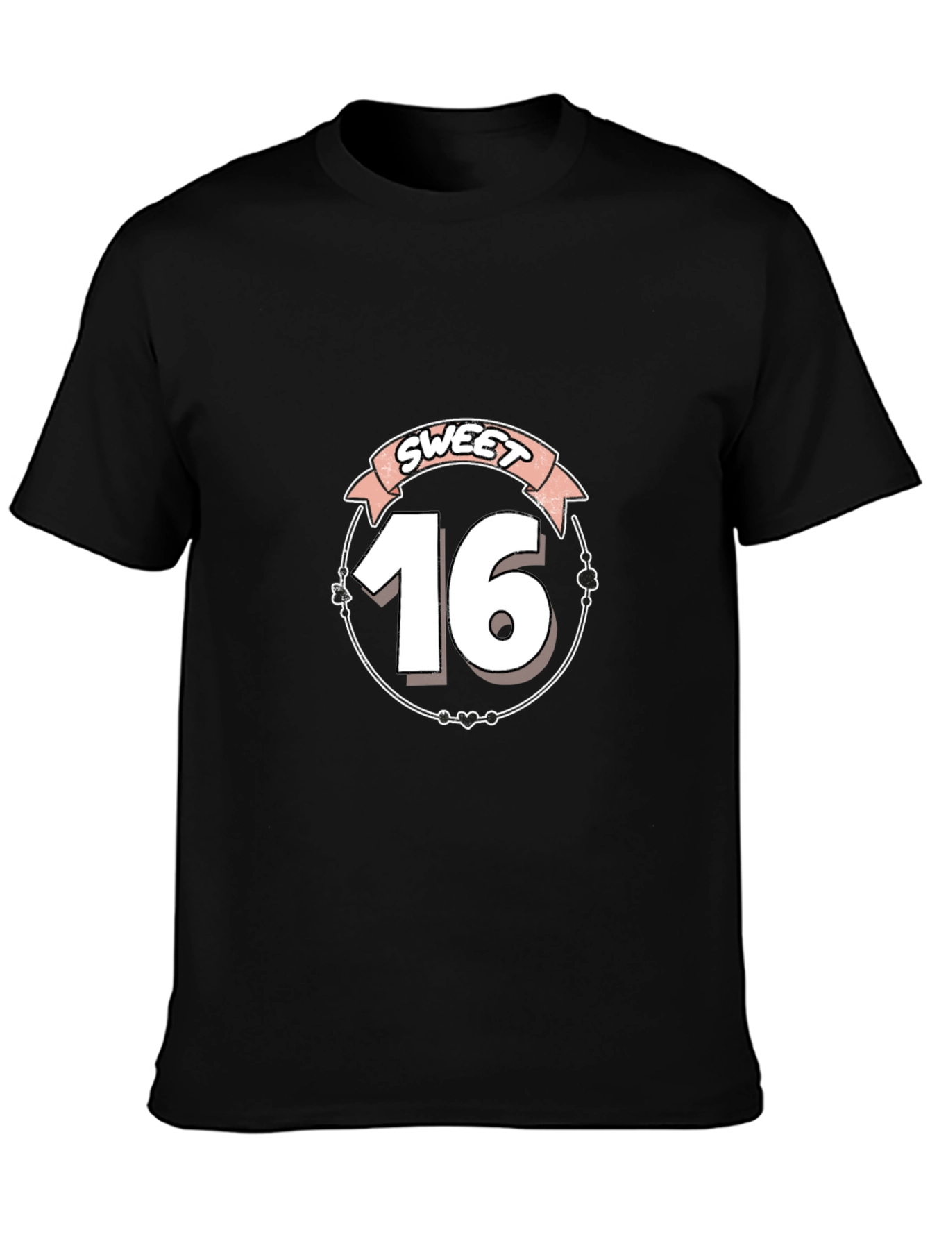 Sweet Sixteen Birthday T-Shirt - Black