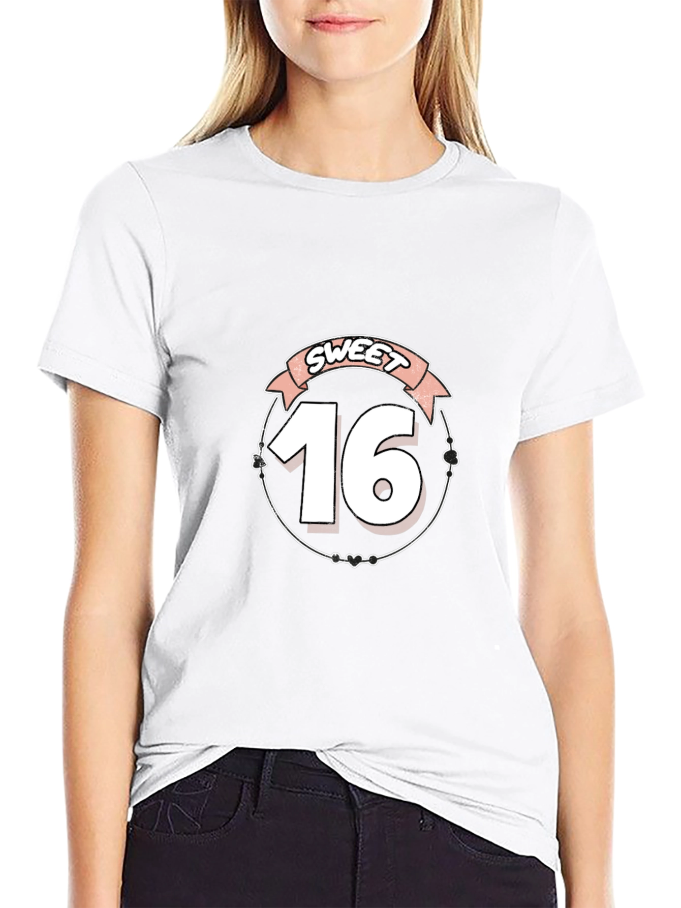 Sweet Sixteen Birthday T-Shirt - Black