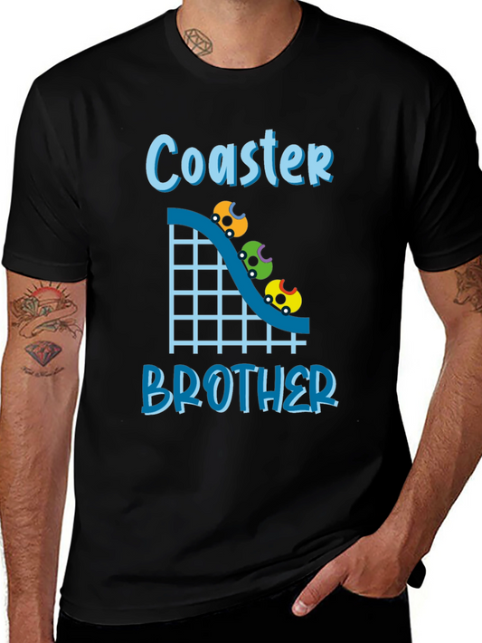 Coaster Brother Graphic Tee - Ride in Style!