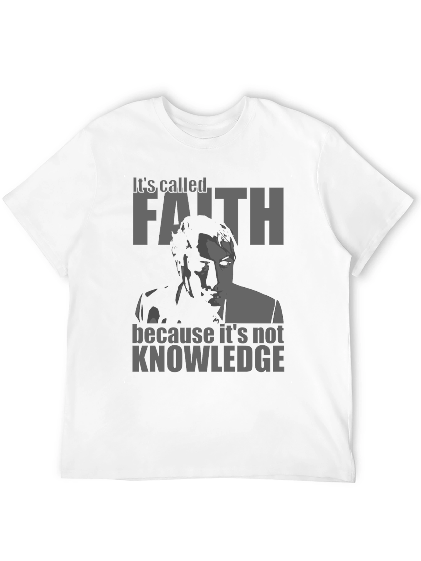 Faith vs. Knowledge T-Shirt - Philosophy Tee