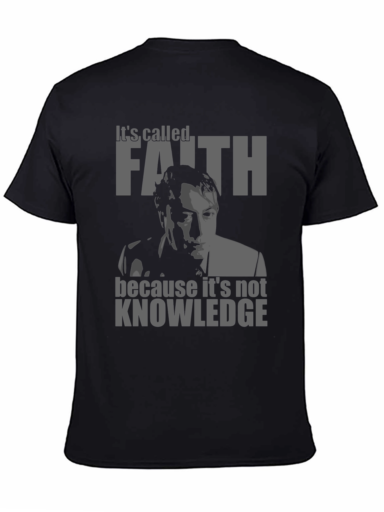 Faith vs. Knowledge T-Shirt - Philosophy Tee