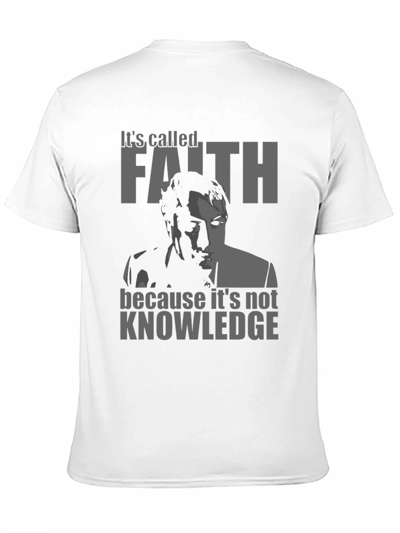 Faith vs. Knowledge T-Shirt - Philosophy Tee
