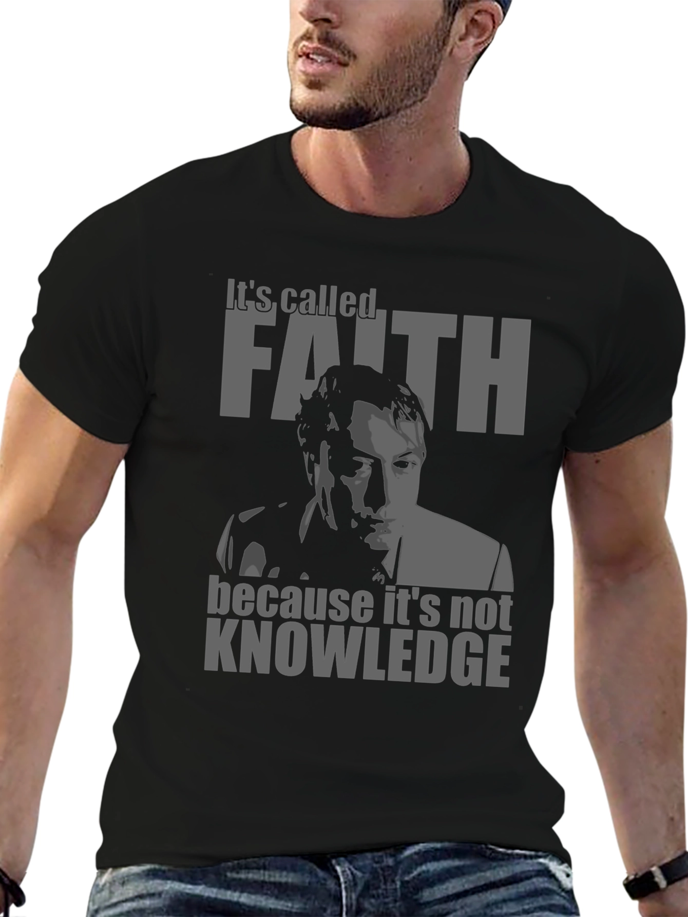 Faith vs. Knowledge T-Shirt - Philosophy Tee