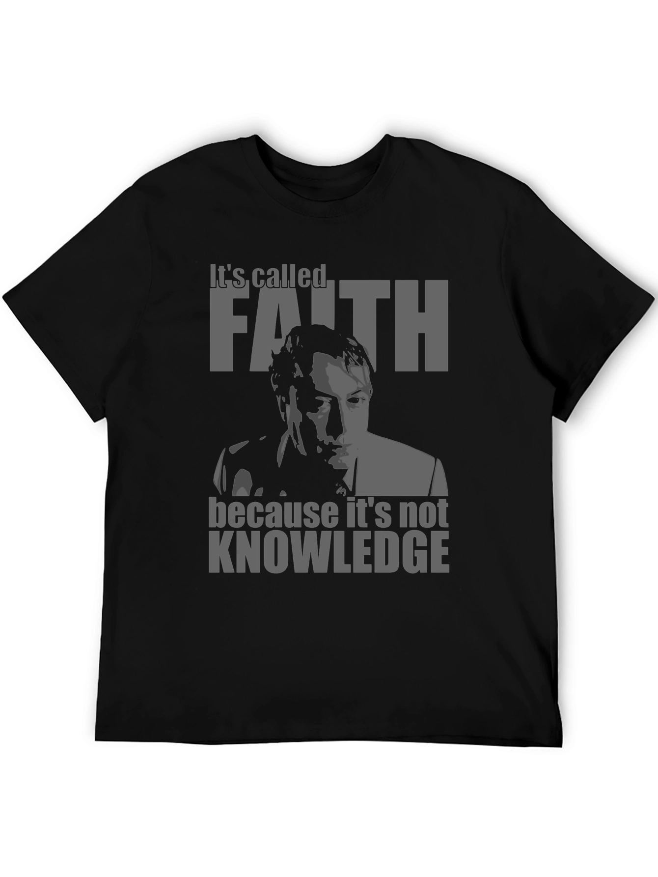 Faith vs. Knowledge T-Shirt - Philosophy Tee