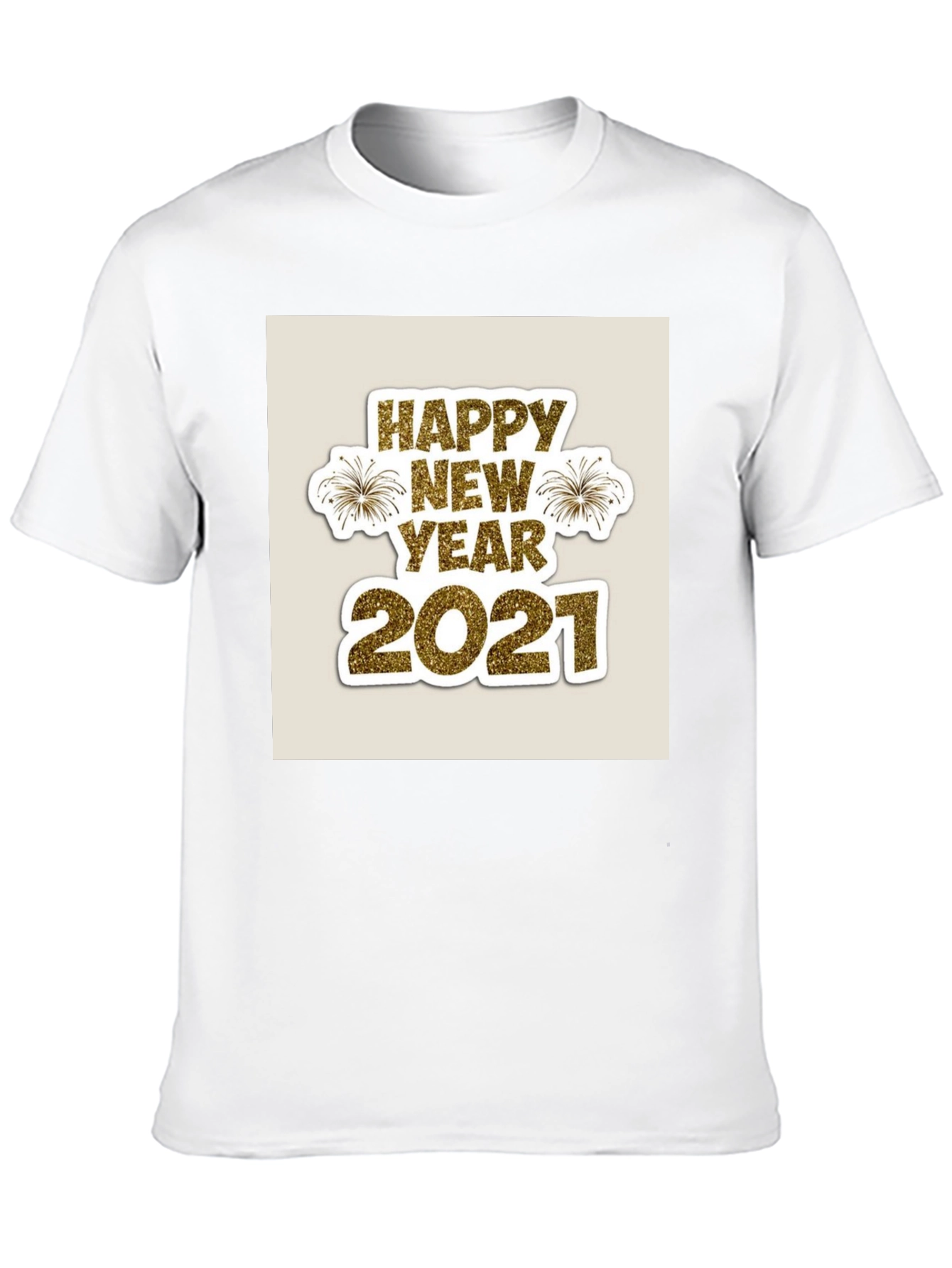 Festive Happy New Year 2021 Graphic Tee
