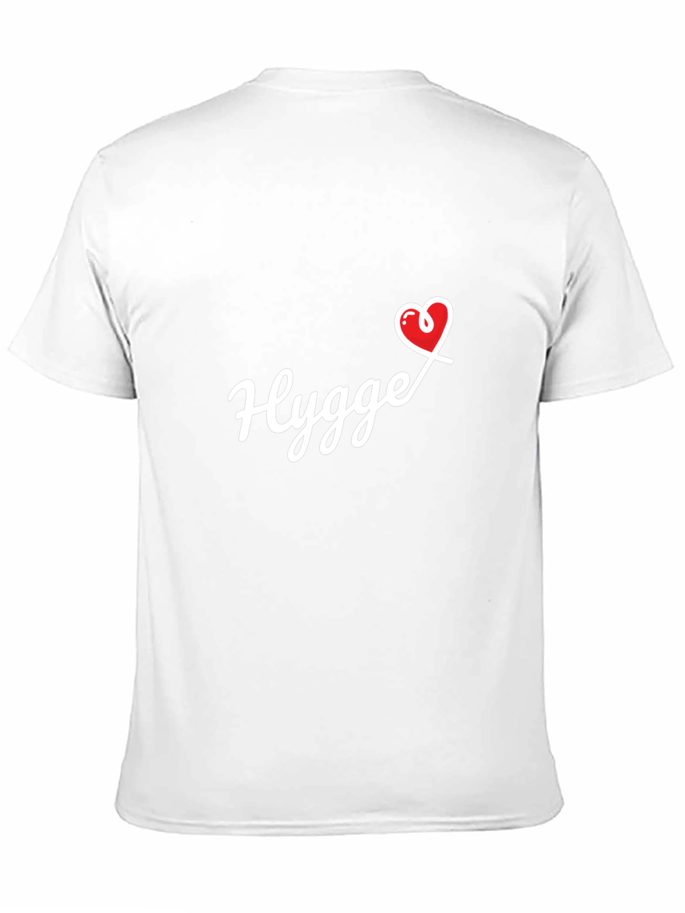 Hygge Heart Graphic Black T-Shirt