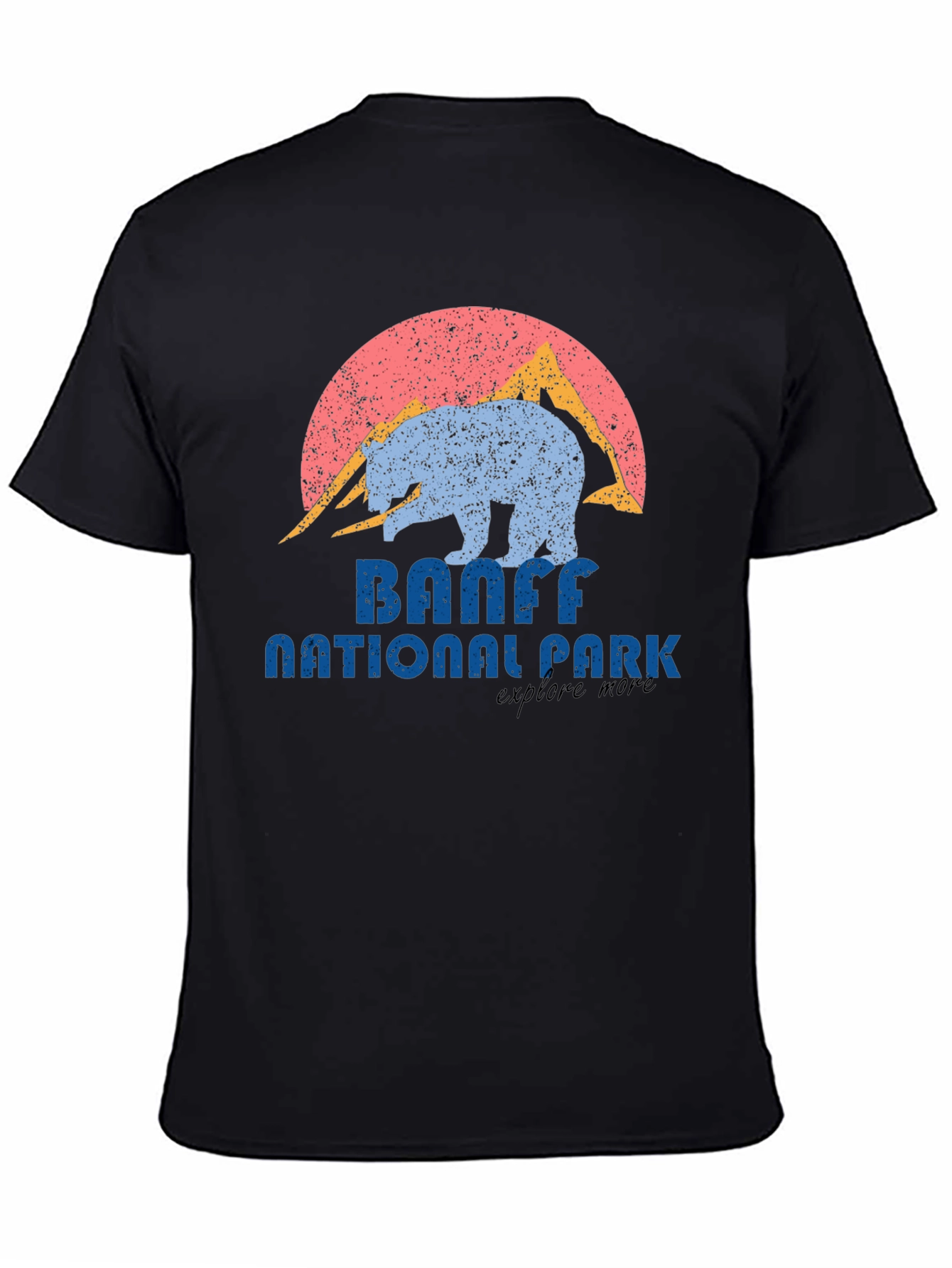Banff National Park Retro Bear T-Shirt