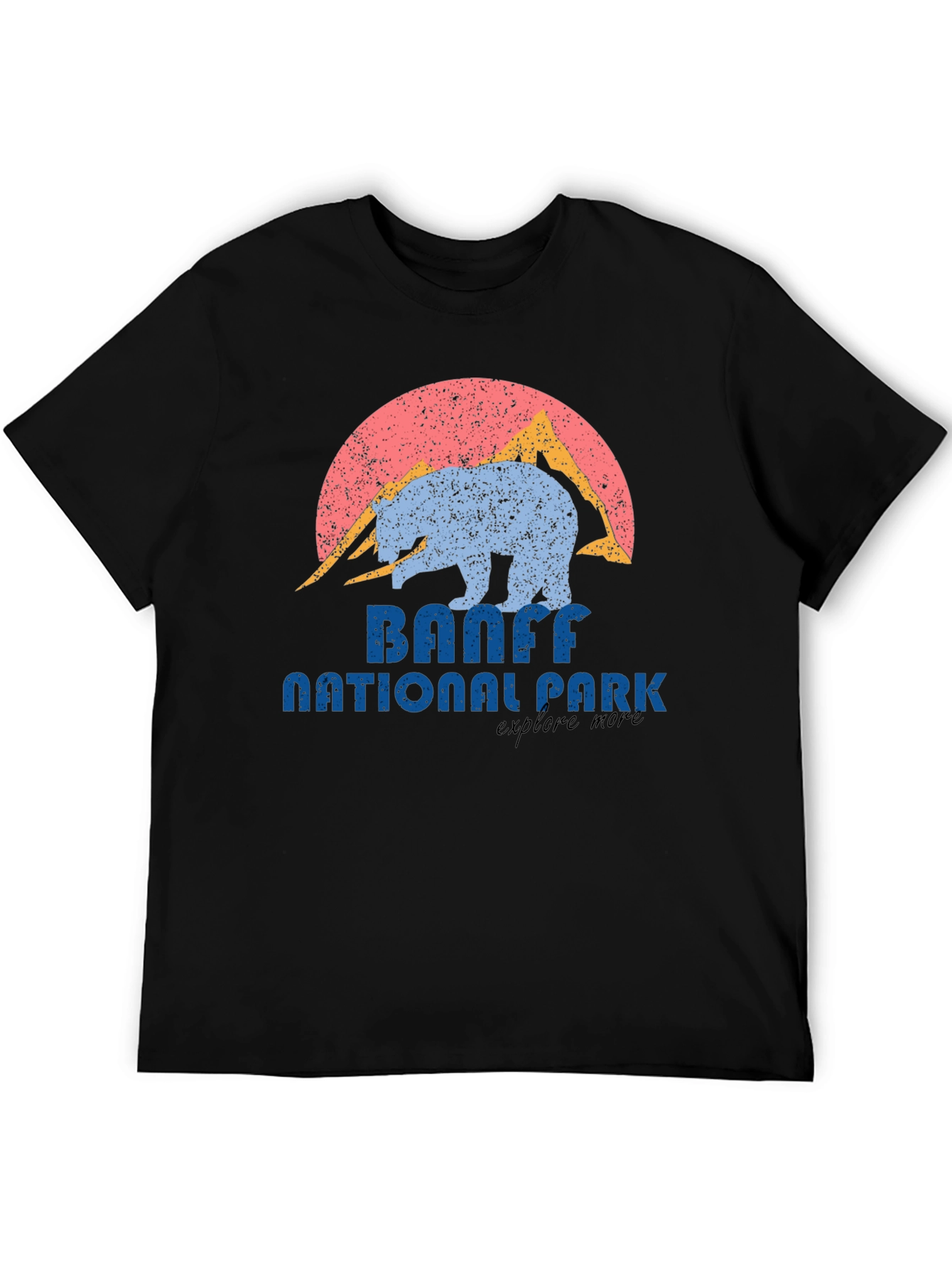 Banff National Park Retro Bear T-Shirt