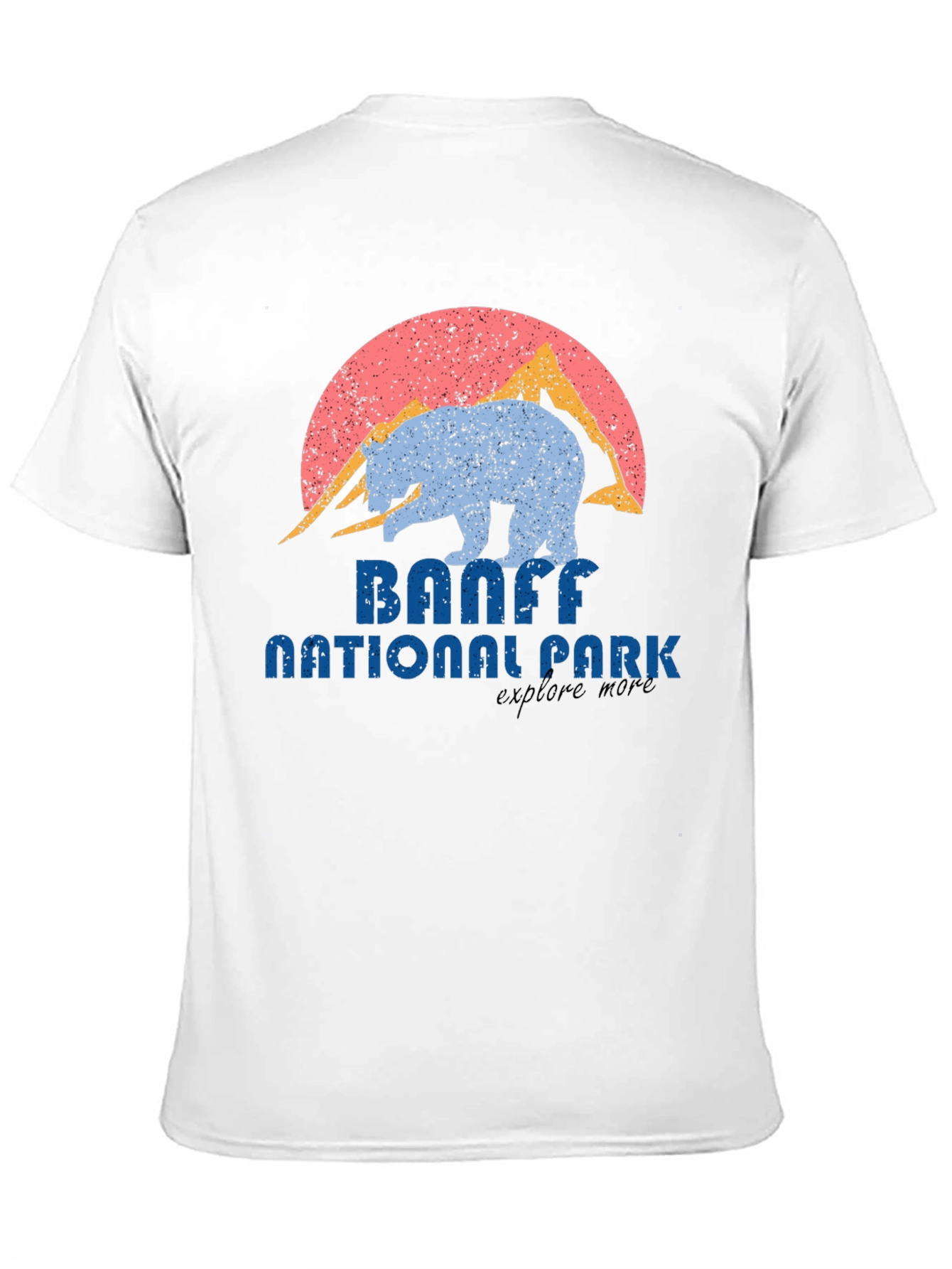Banff National Park Retro Bear T-Shirt