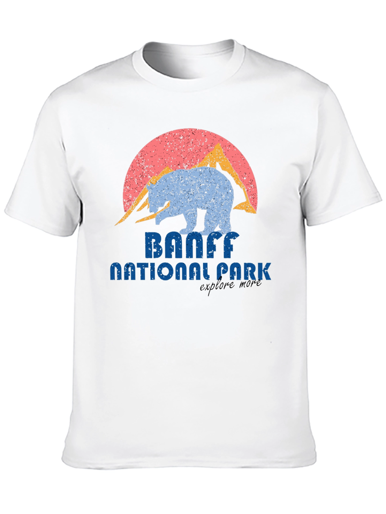 Banff National Park Retro Bear T-Shirt