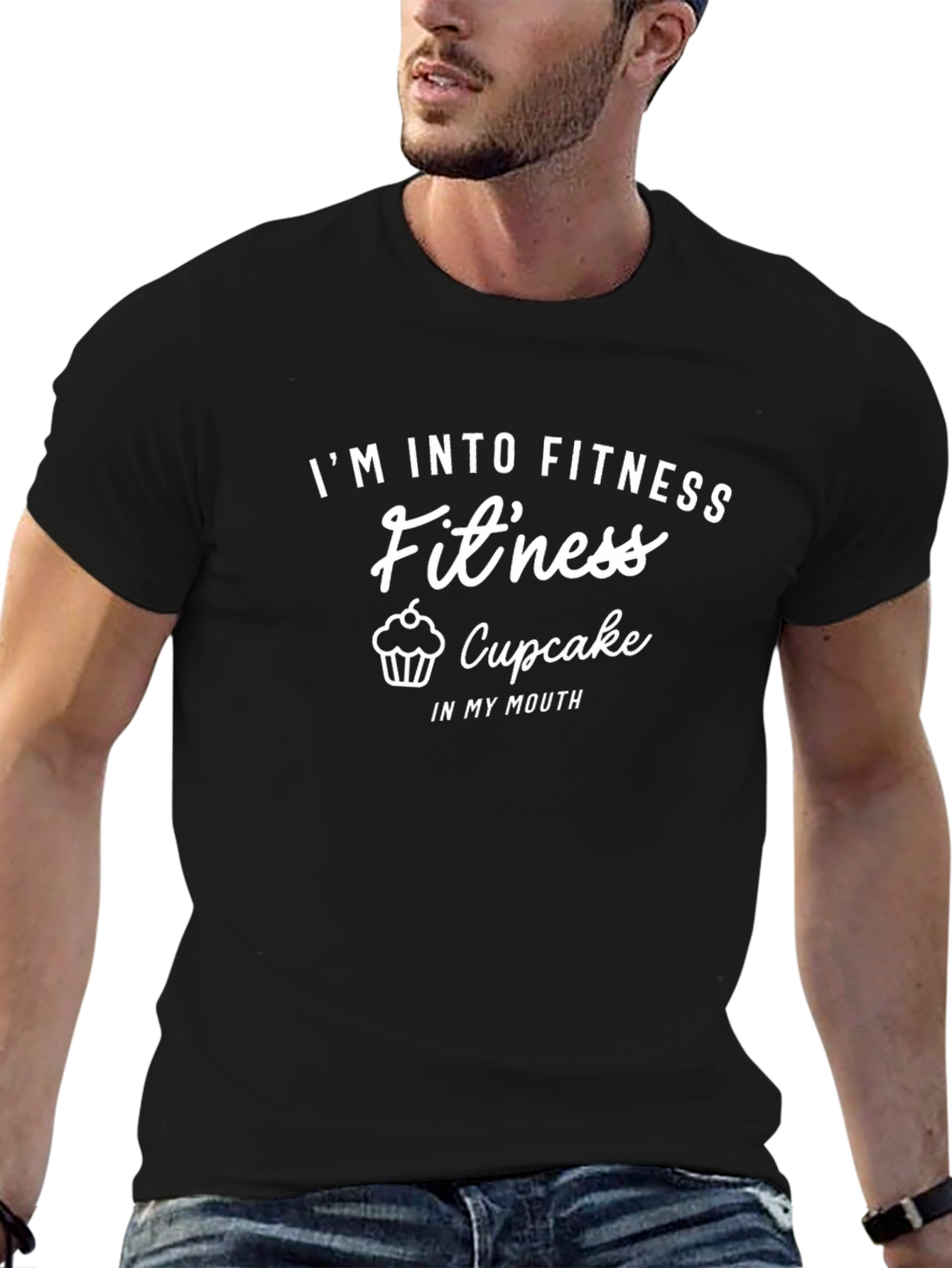 Funny Fitness Cupcake T-Shirt