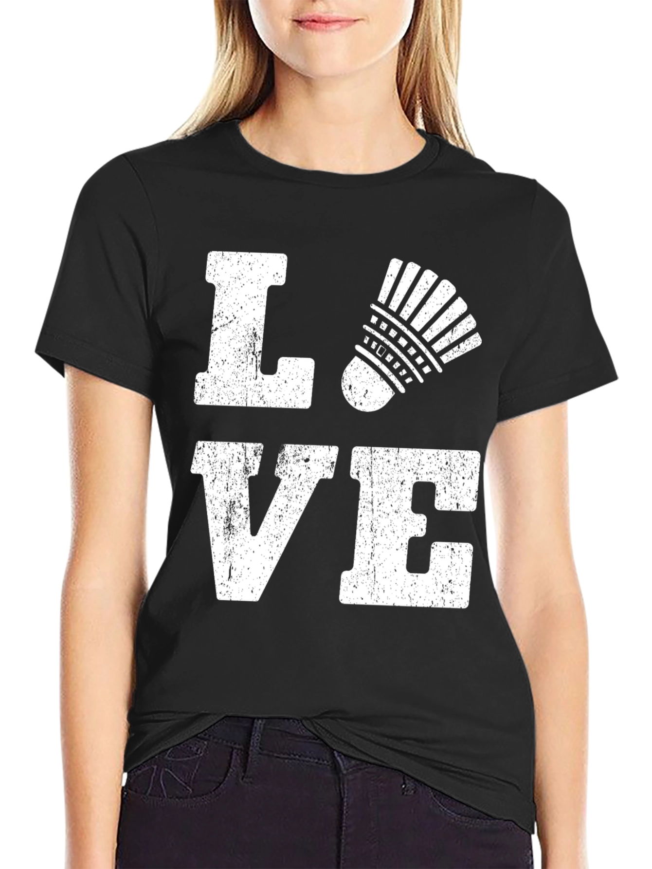 Love Badminton Graphic T-Shirt