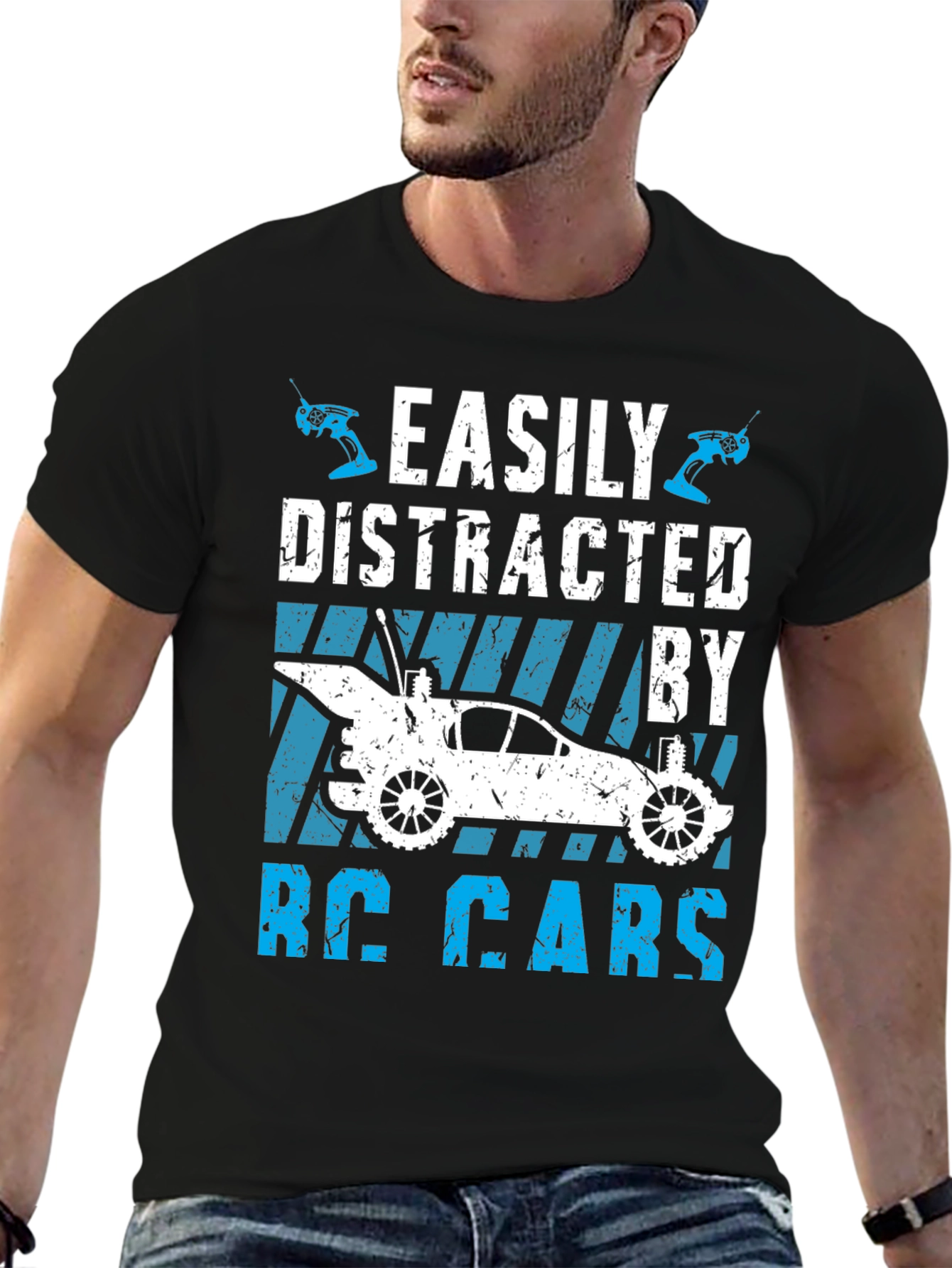 Easily Distracted by RC Cars T-Shirt