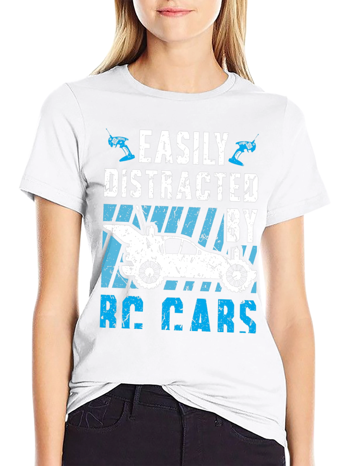 Easily Distracted by RC Cars T-Shirt