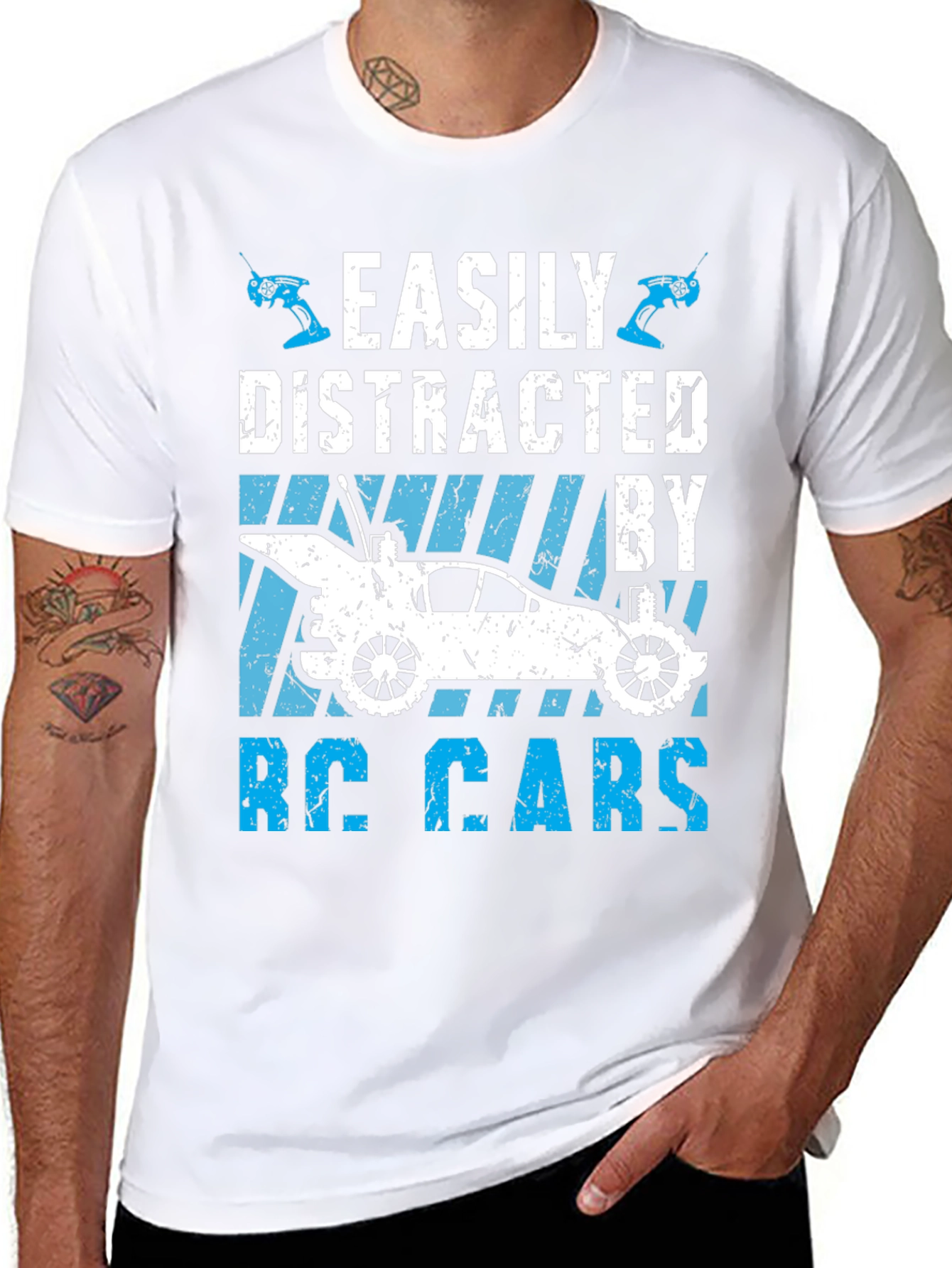 Easily Distracted by RC Cars T-Shirt