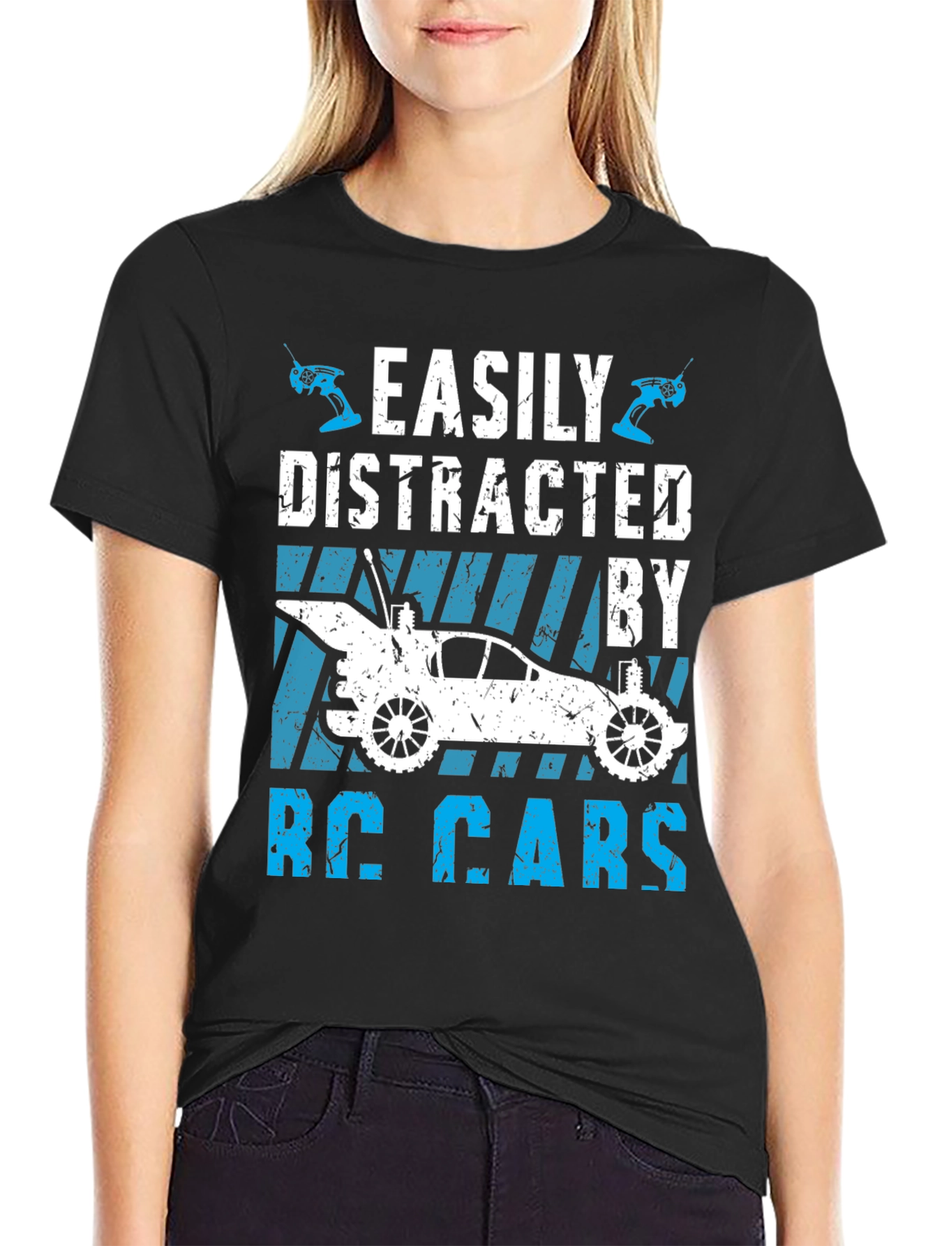 Easily Distracted by RC Cars T-Shirt
