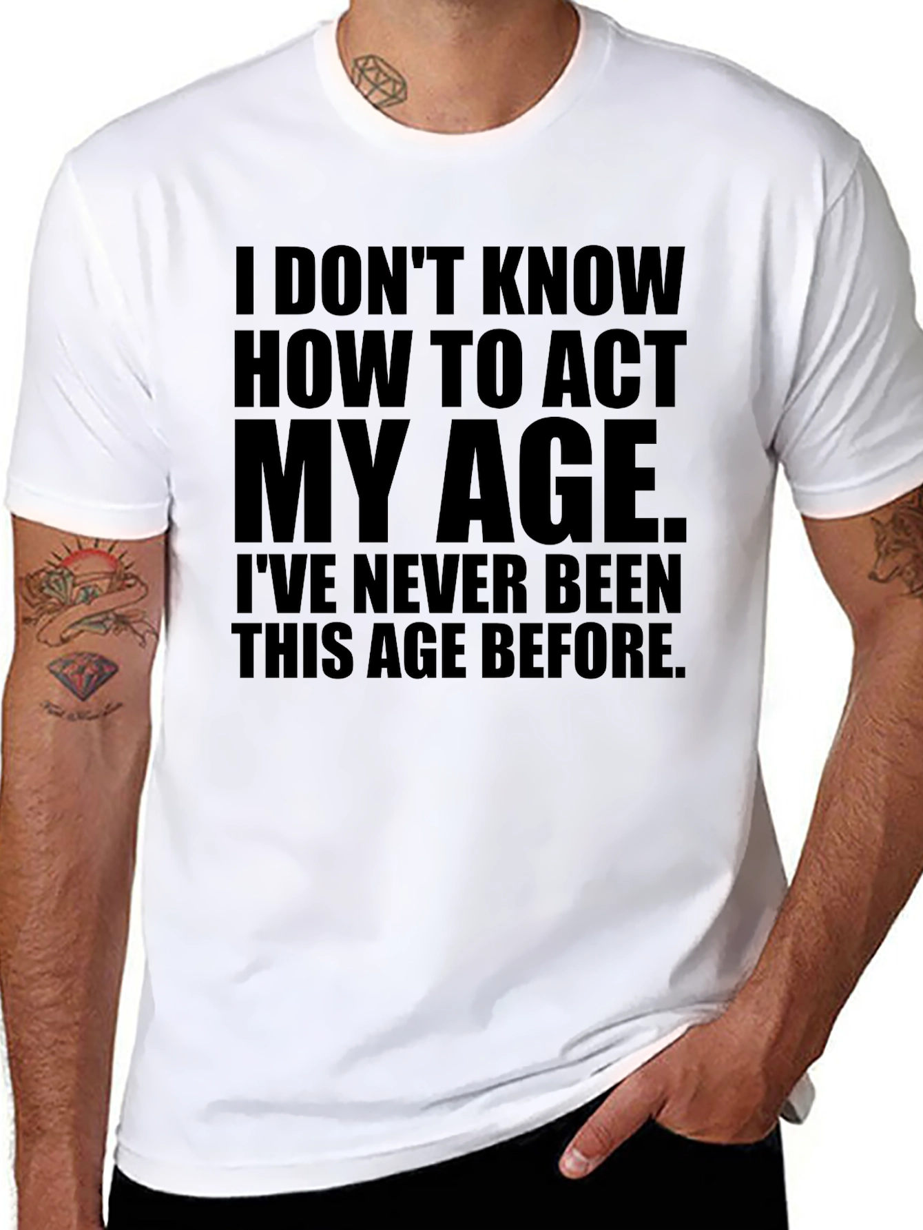 Funny Act My Age Graphic T-Shirt