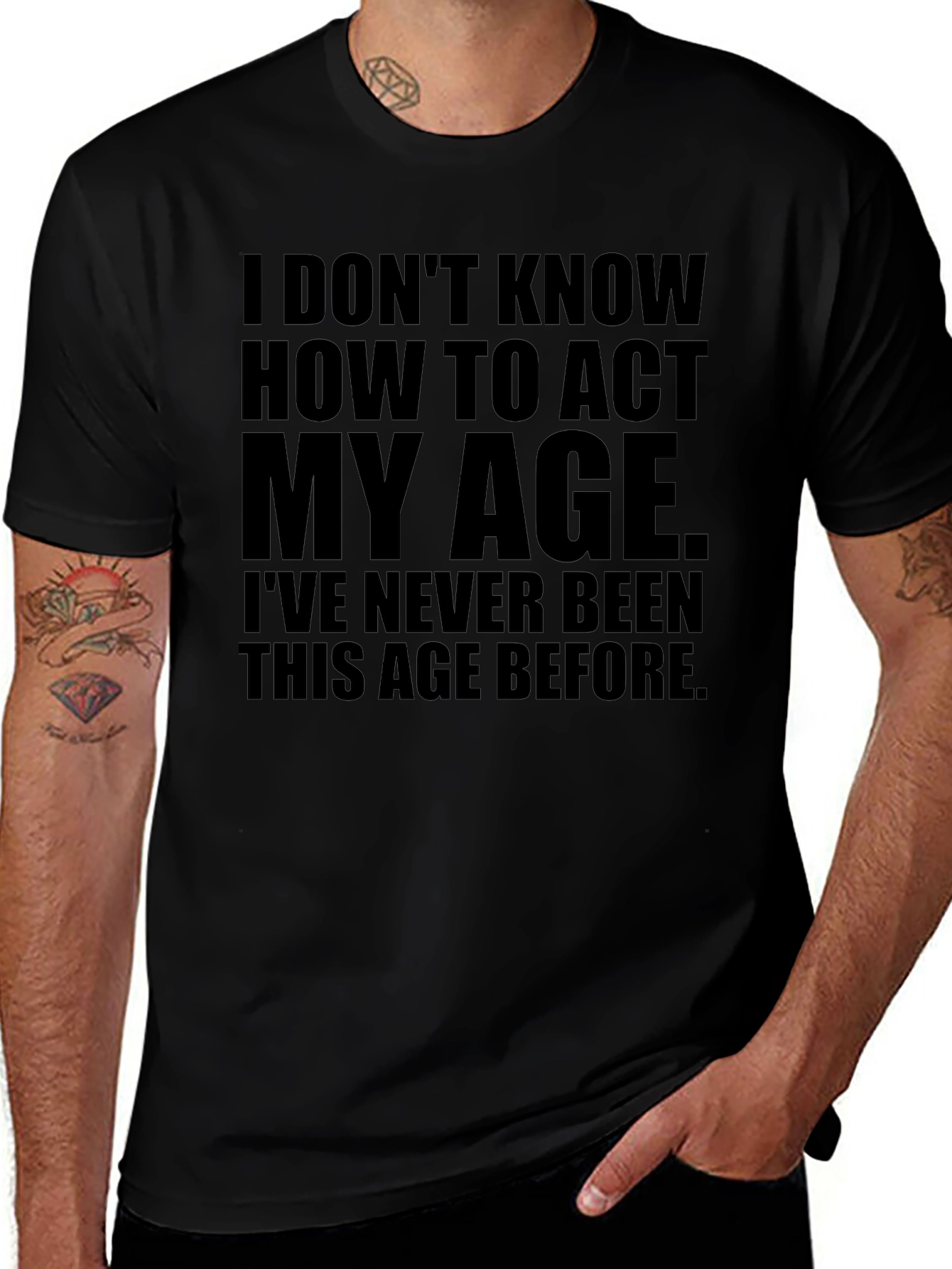 Funny Act My Age Graphic T-Shirt
