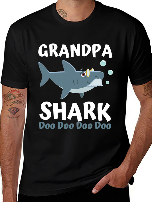 Grandpa Shark Doo Doo Doo T-Shirt
