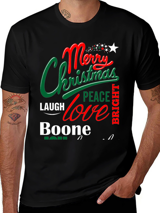 Merry Christmas Boone T-Shirt - Holiday Gift Tee