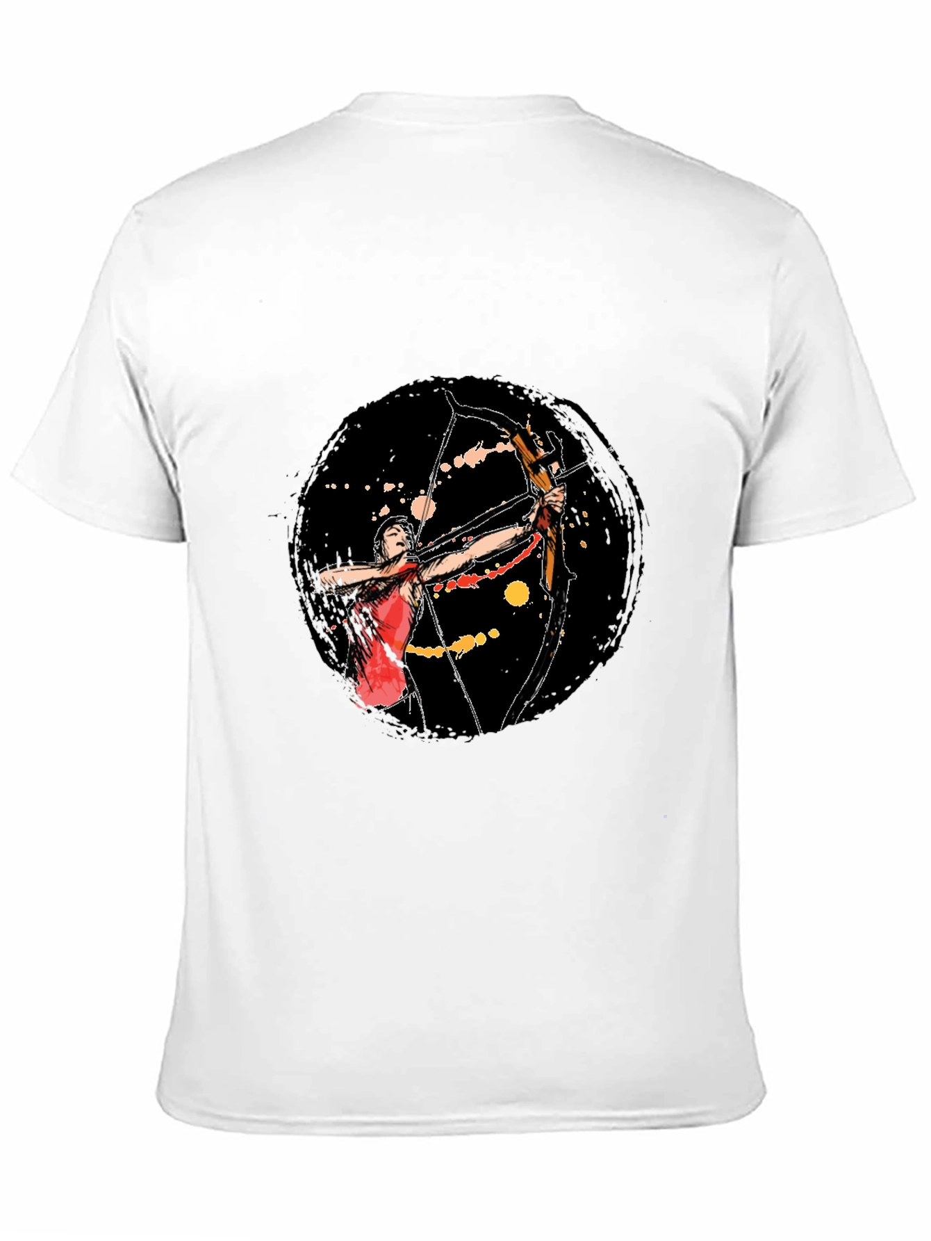 Archery T-Shirt: Black Cotton Archer Tee