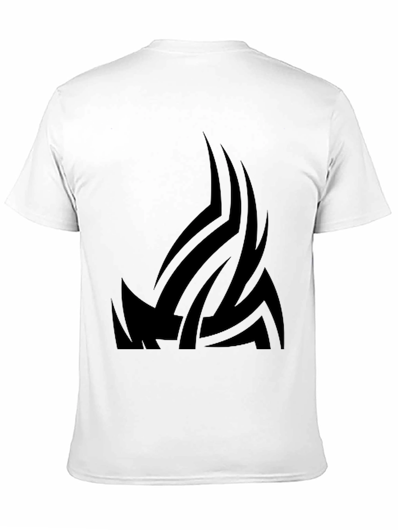 Tribal Design Black T-Shirt