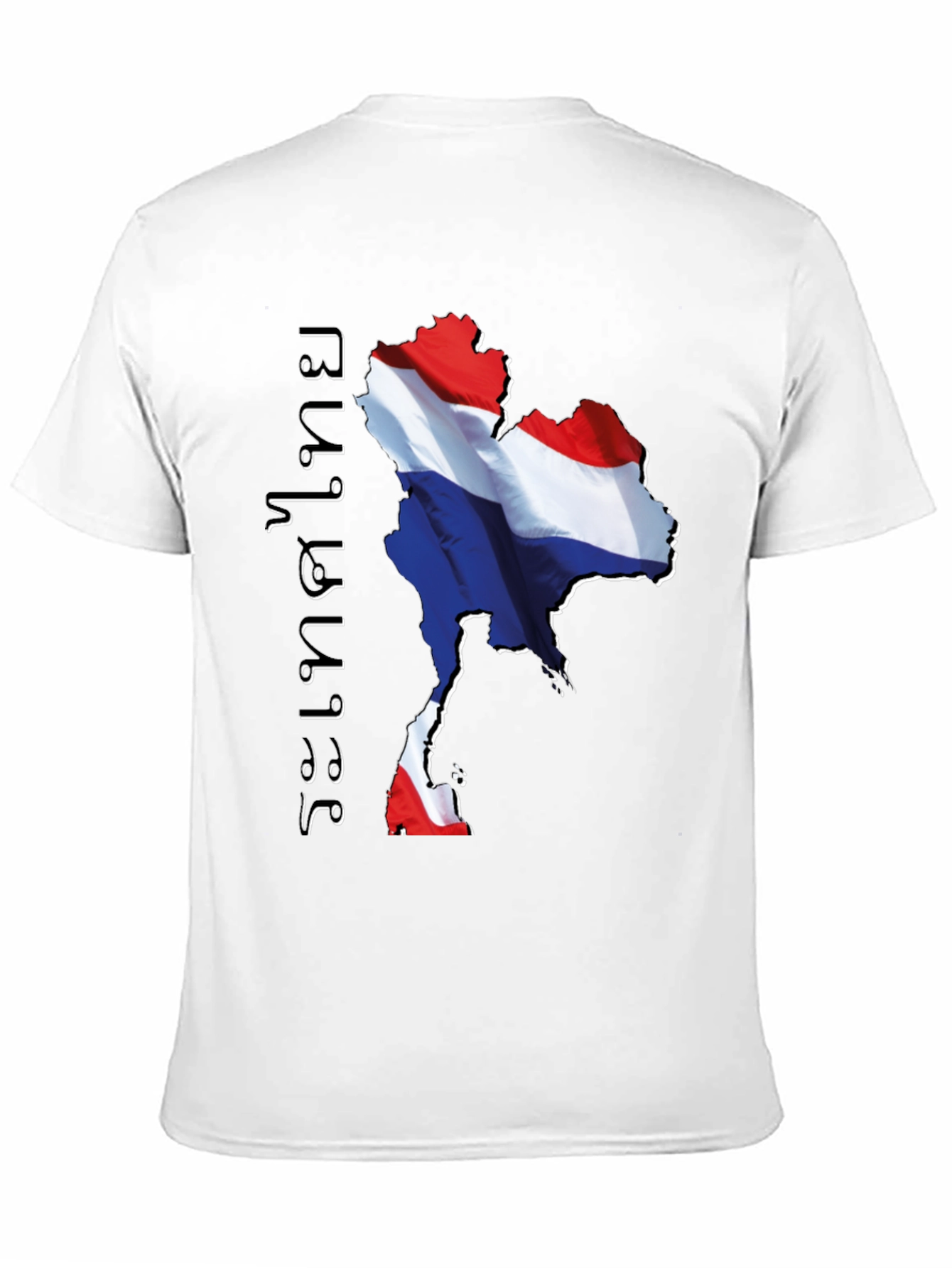 Thailand Flag Map Graphic Tee