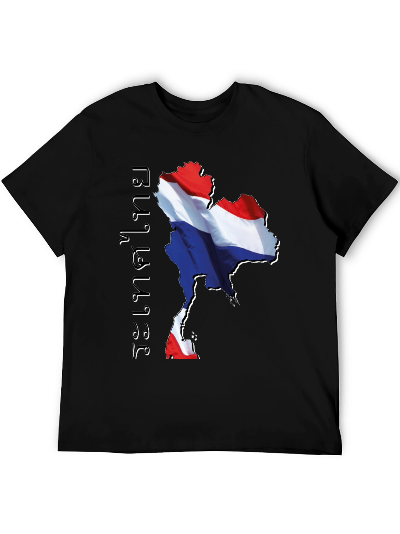 Thailand Flag Map Graphic Tee
