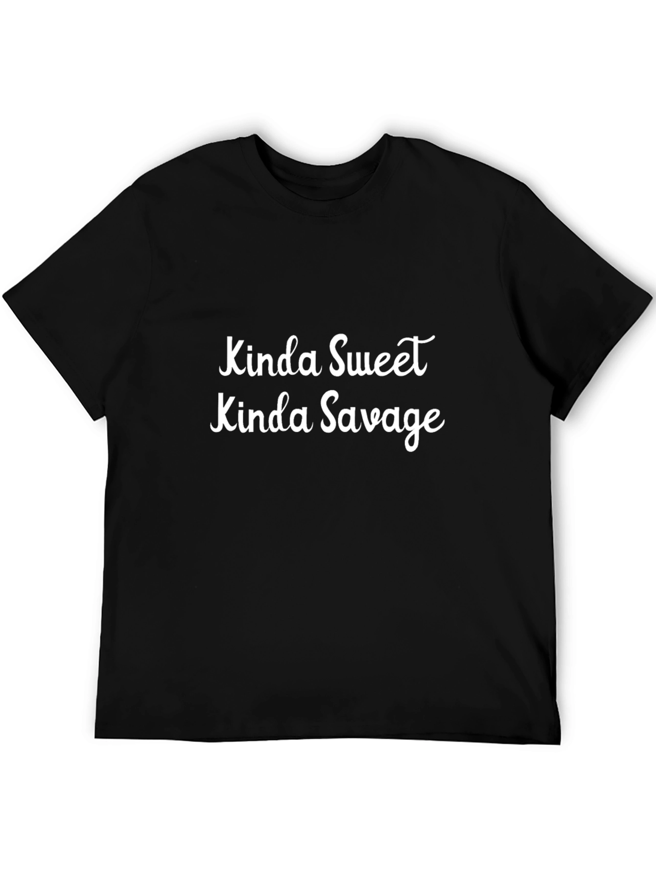 Kinda Sweet Kinda Savage Black Graphic Tee