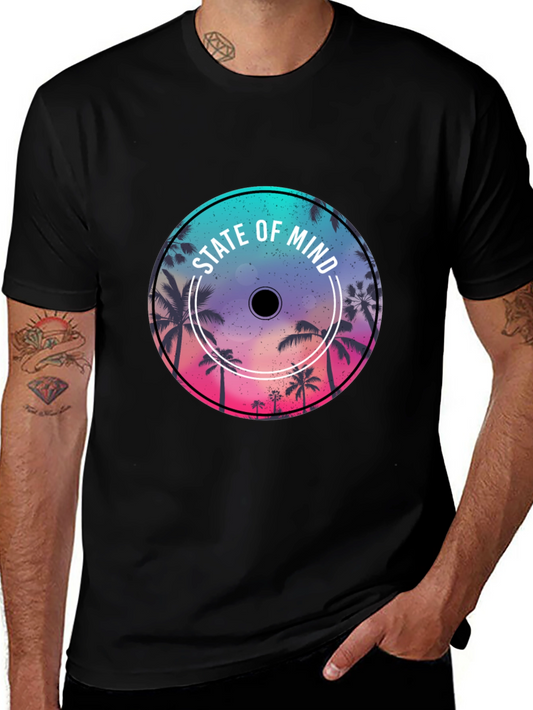 State of Mind Graphic Black T-Shirt
