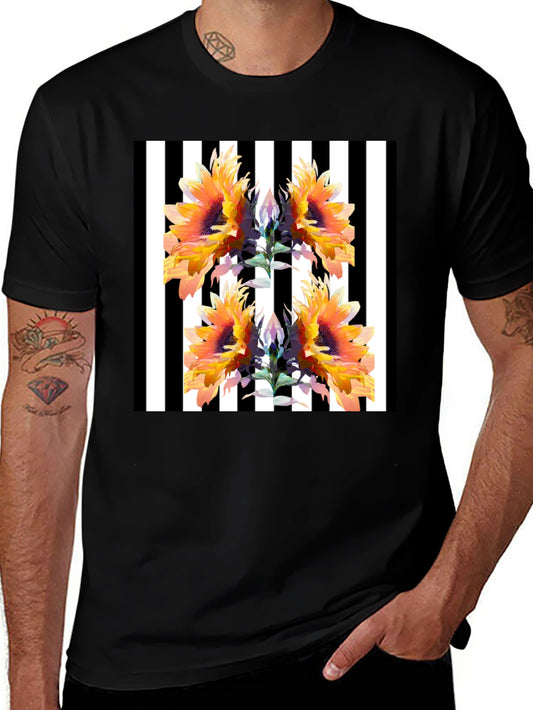 Sunflower Striped Graphic Tee