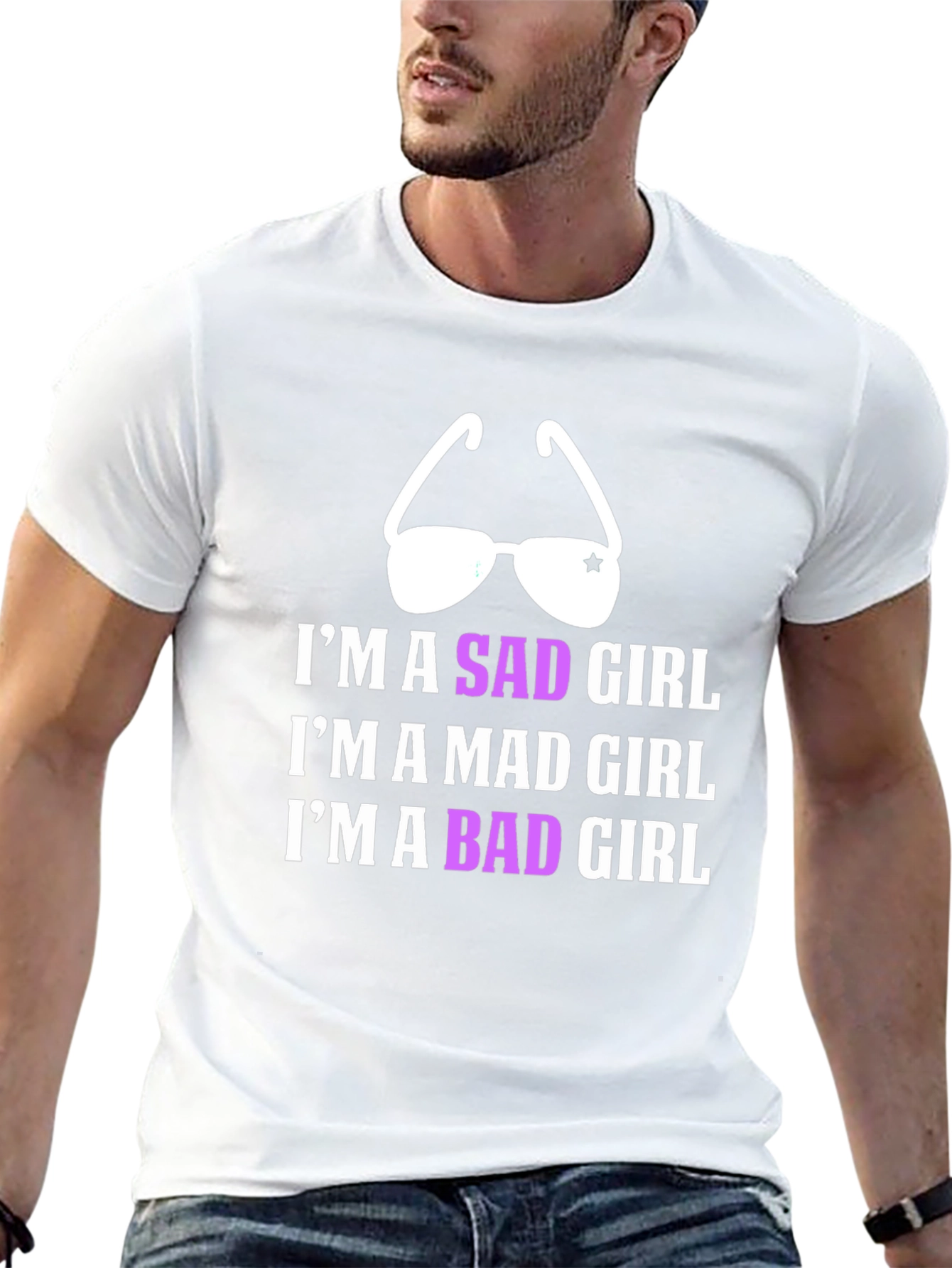 Im A Sad Mad Bad Girl T-Shirt